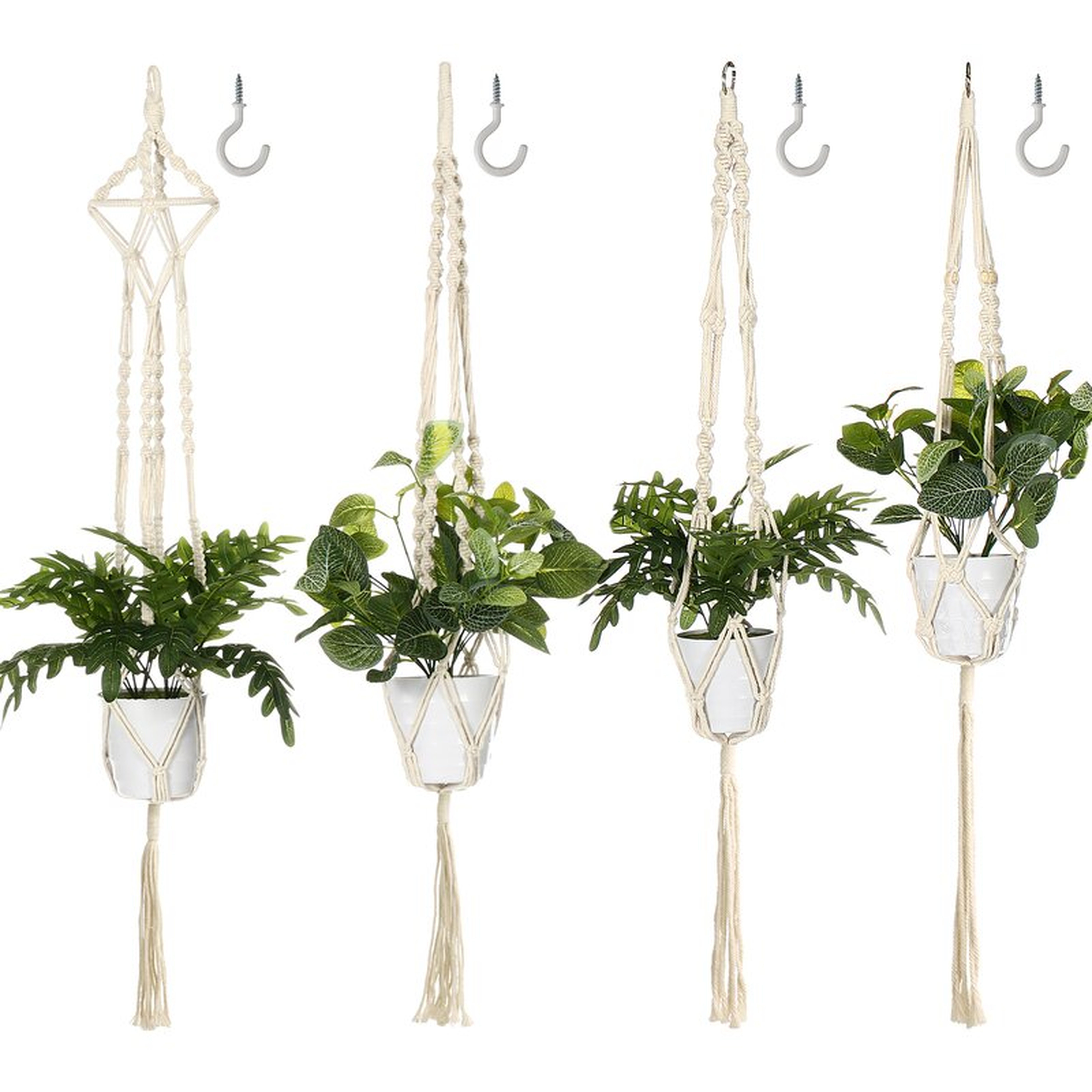 4 Piece Plant Hanger Set (Set of 4) - Wayfair