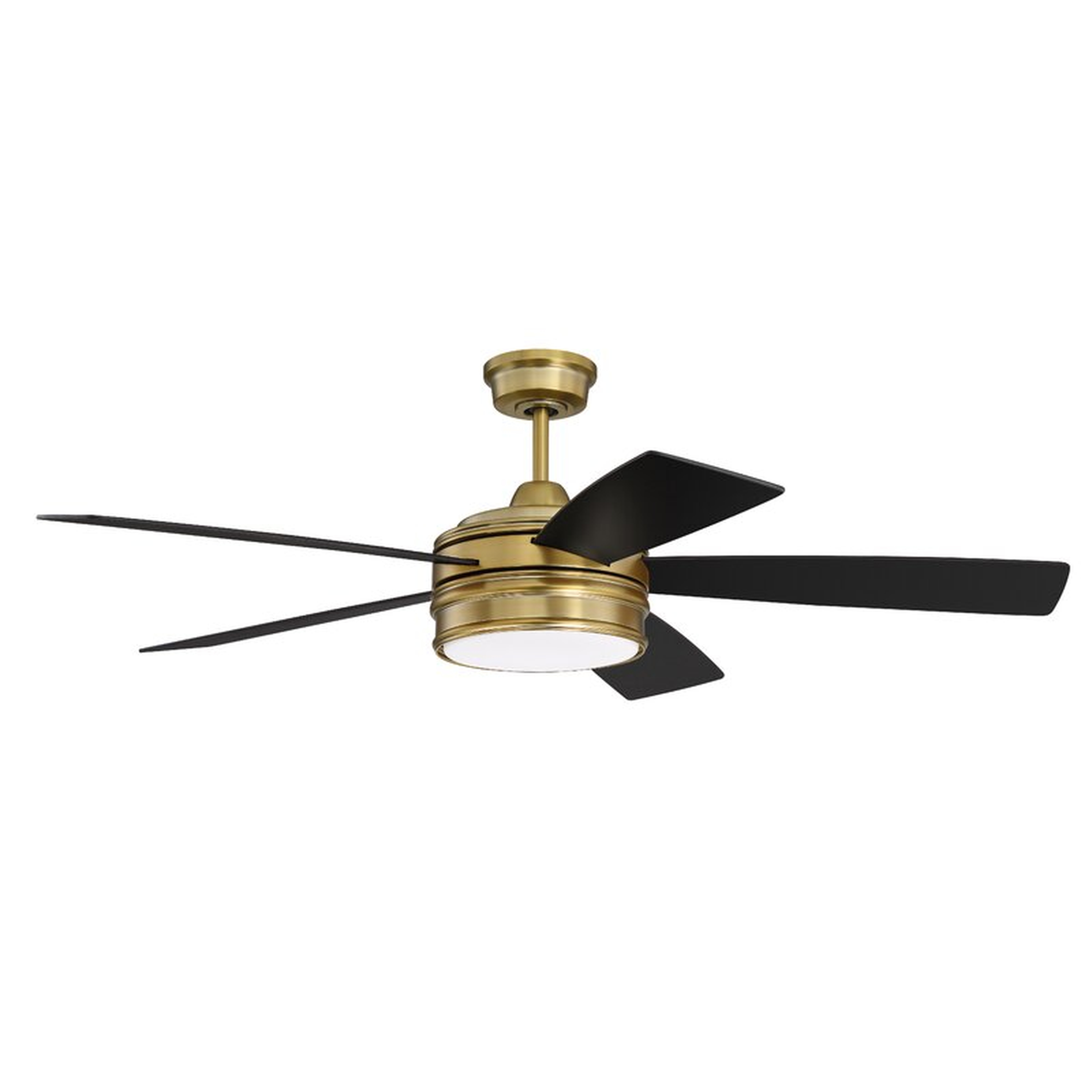 52" Winchcombe 5 Blade LED Ceiling Fan with Remote Light Kit - Wayfair