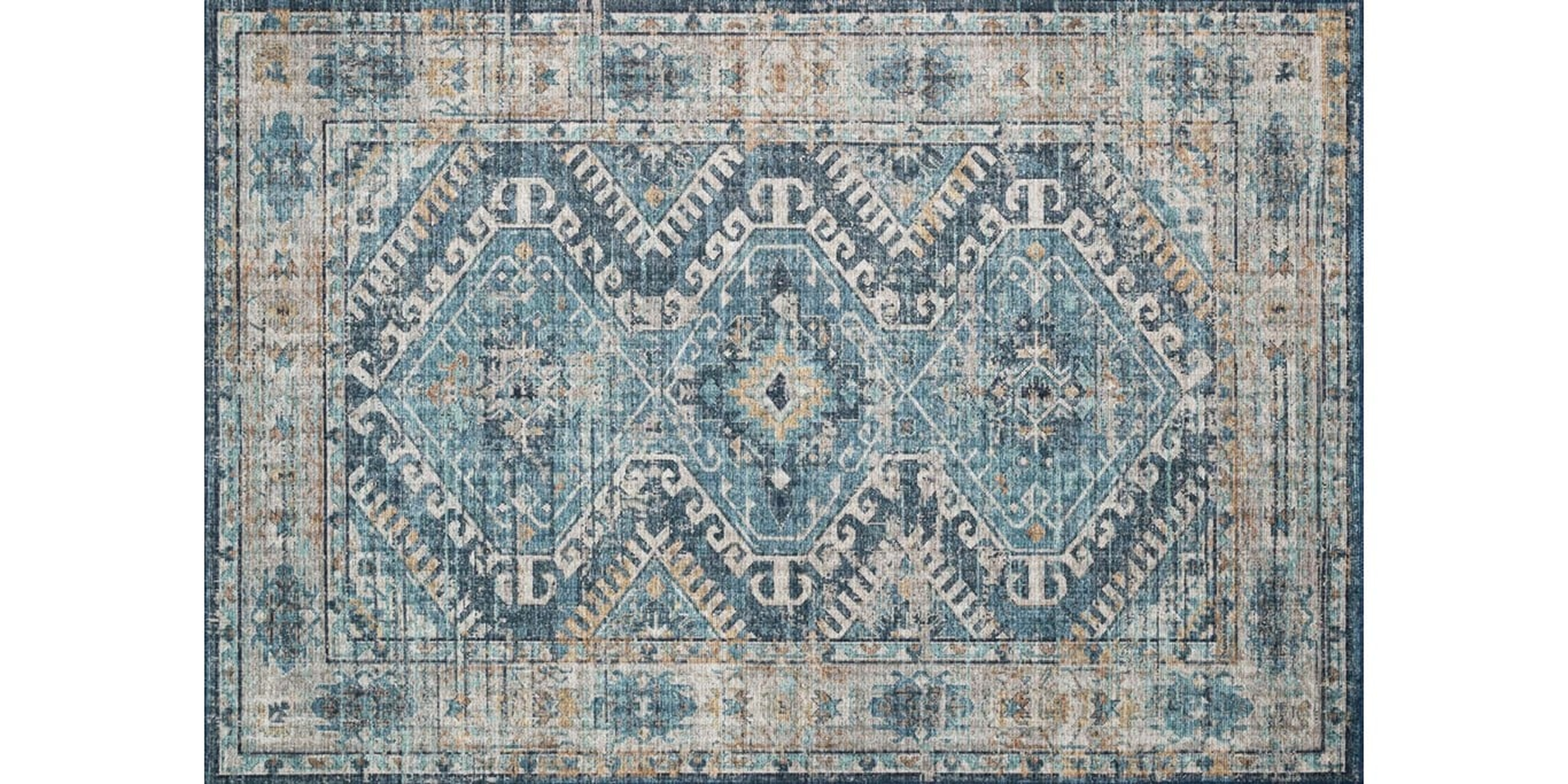 SKY-03 DENIM / NATURAL - 9' x 12' - Loloi Rugs