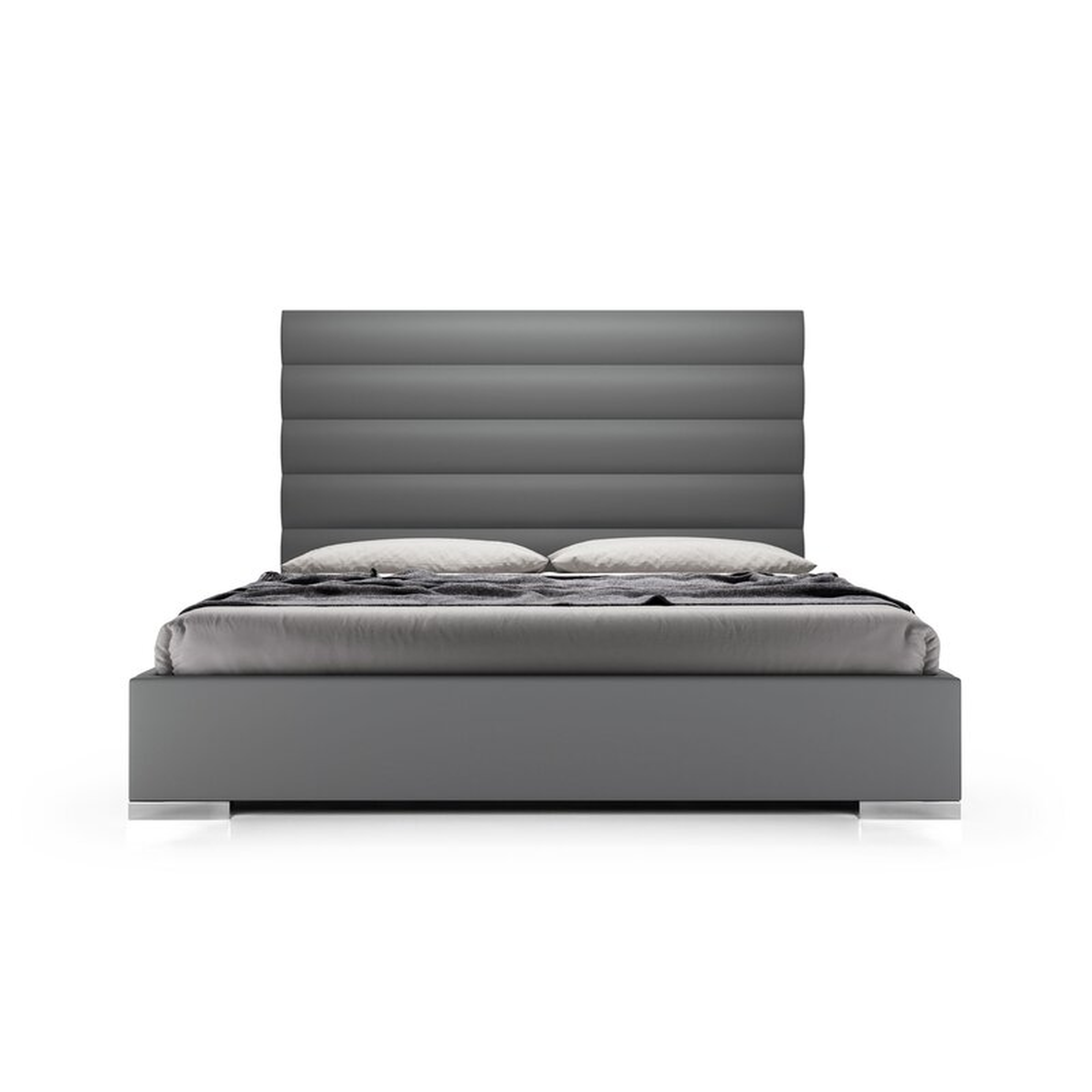 Modloft- Instinct Tufted Upholstered Low Profile Platform Bed - Perigold