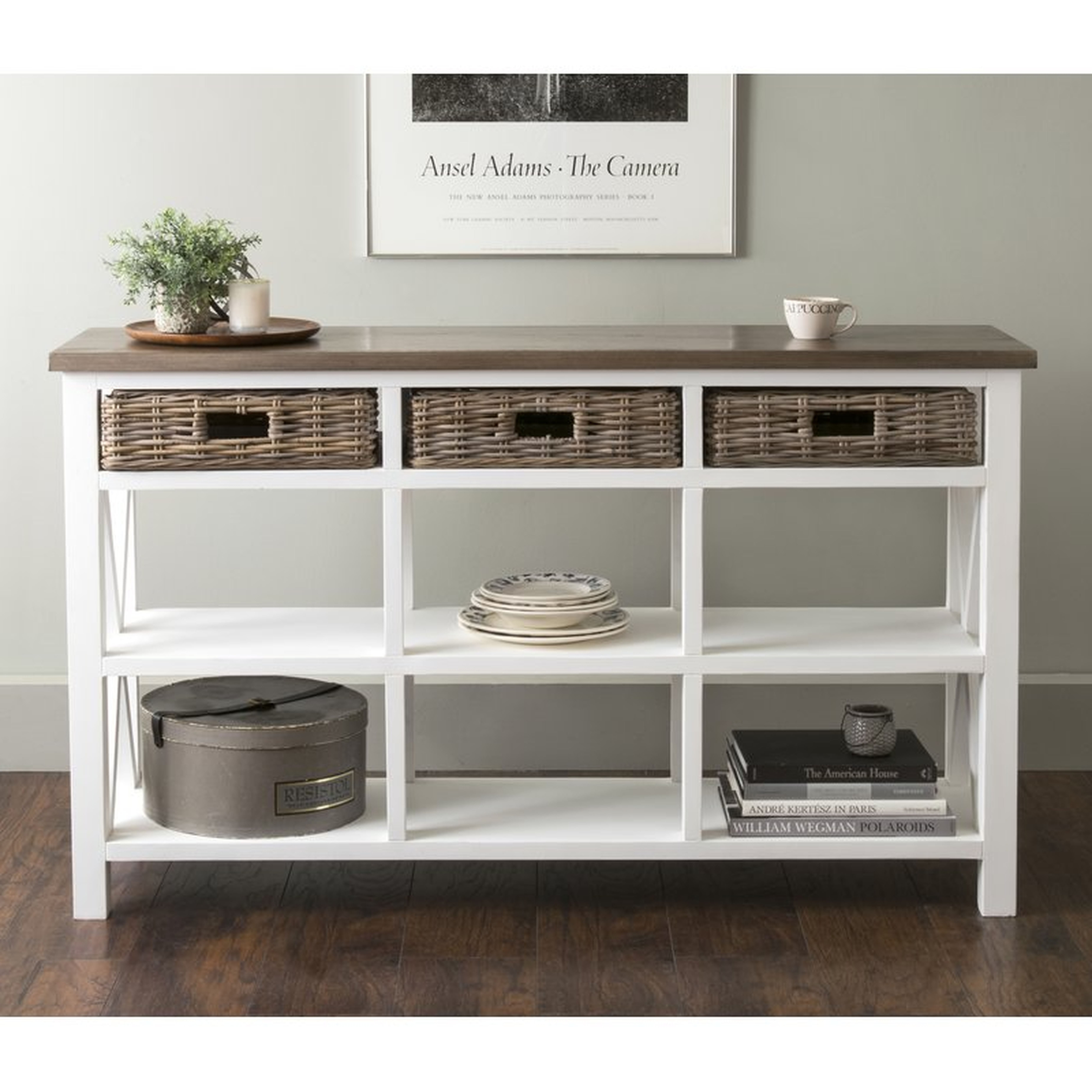 Cleveland Console Table / White - Wayfair