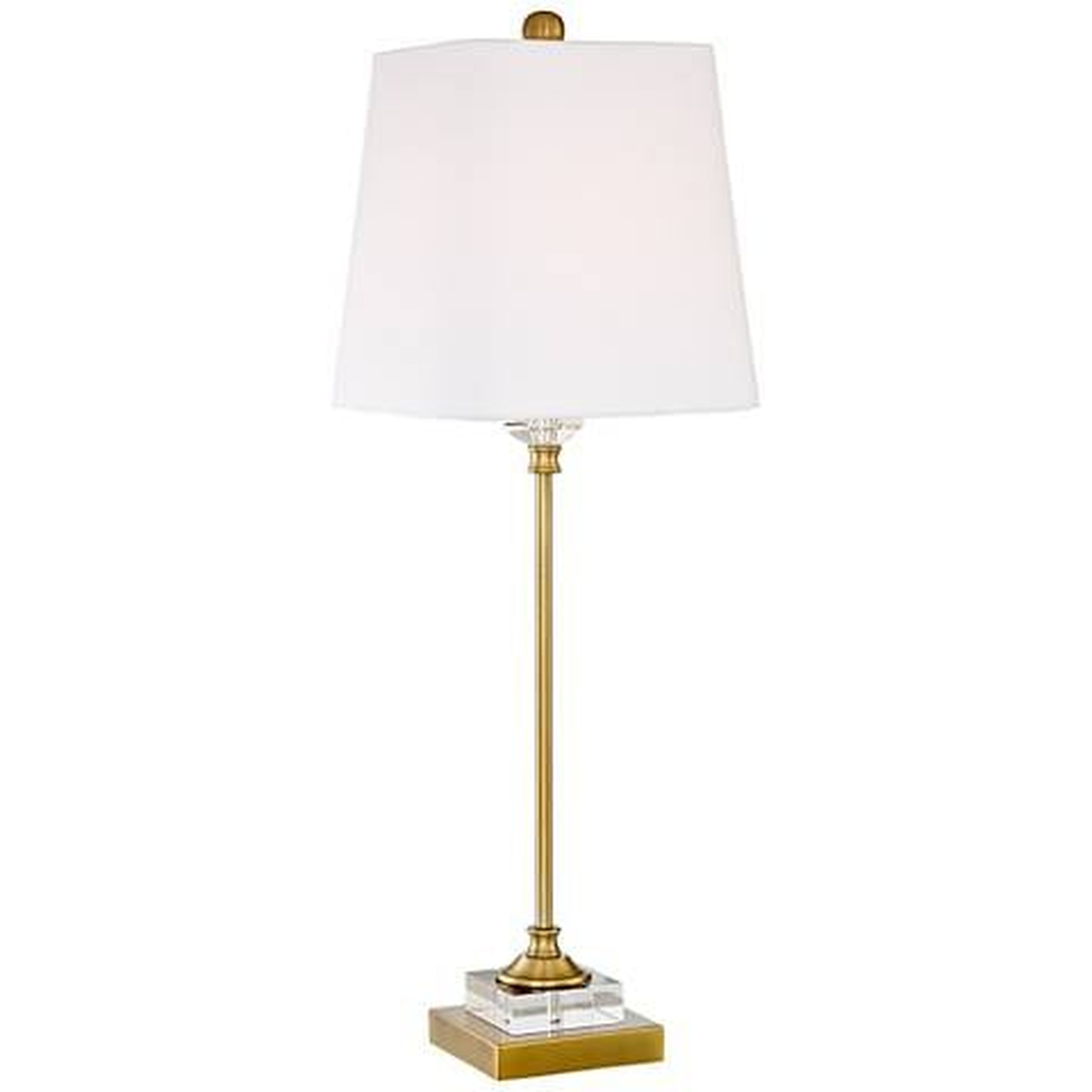 Julia Gold and Crystal Buffet Table Lamp - Lamps Plus