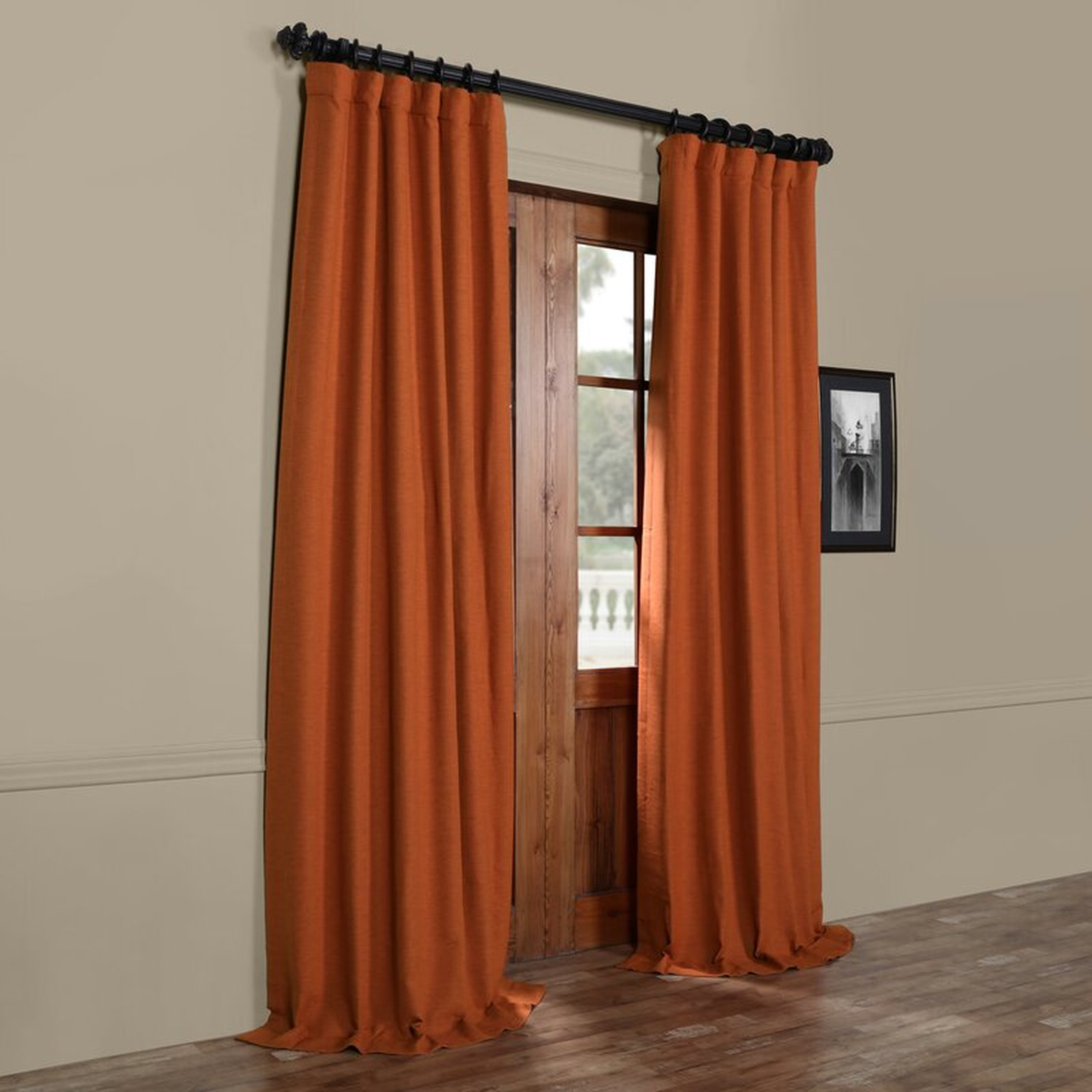 Freemansburg Room Darkening Rod Pocket Single Curtain Panel - Wayfair