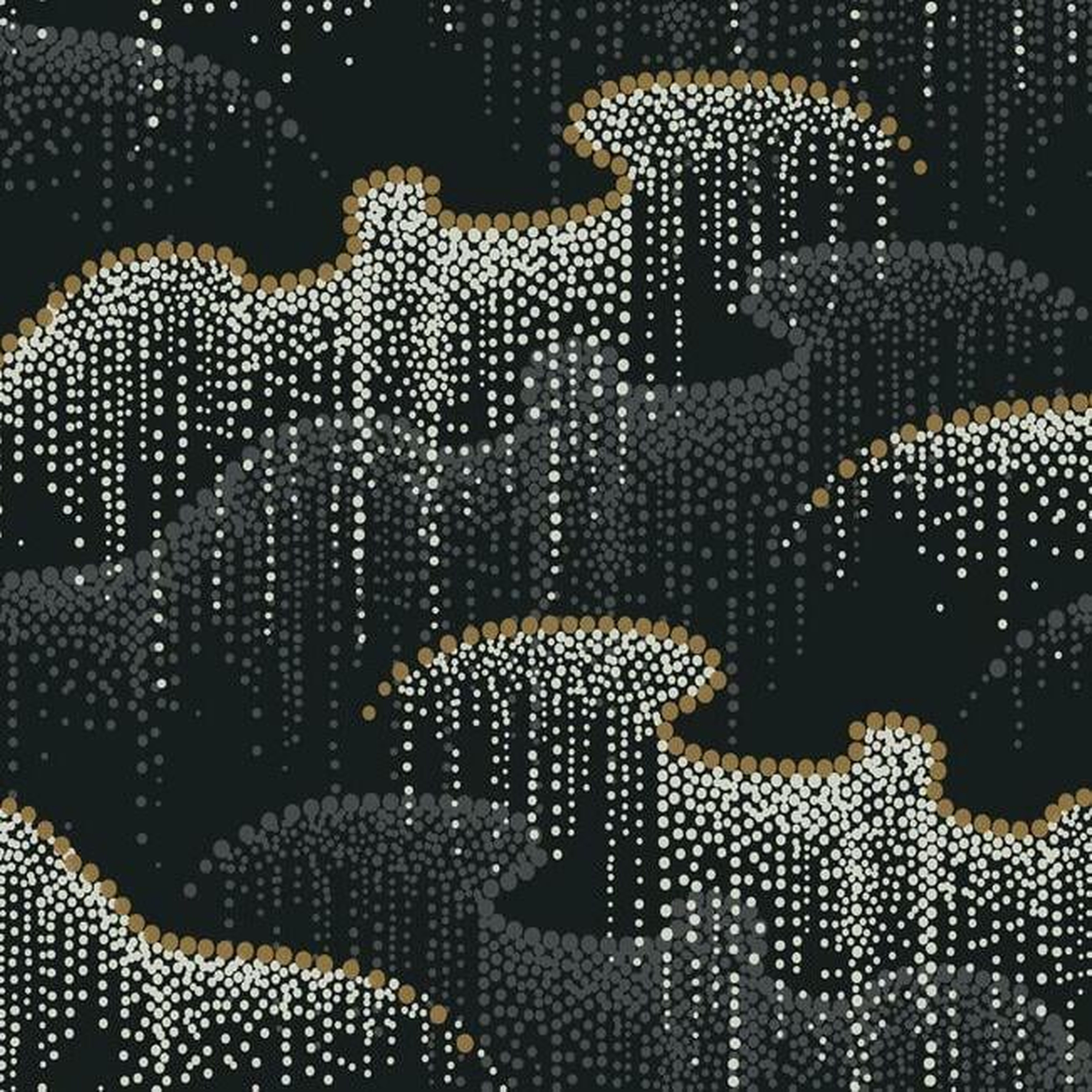 Moonlight Pearls Wallpaper - York Wallcoverings