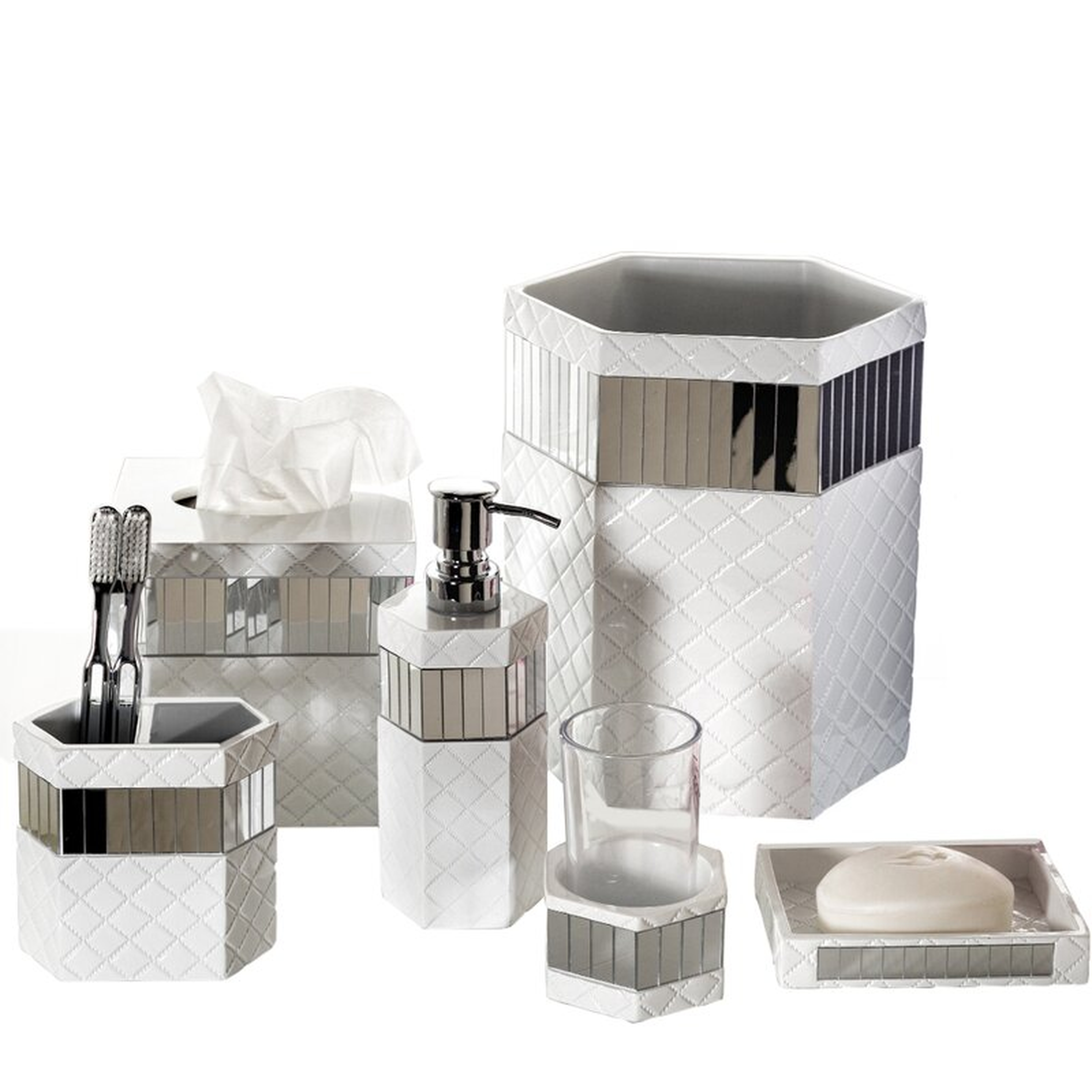 5-Piece Bathroom Accessory Set - Wayfair