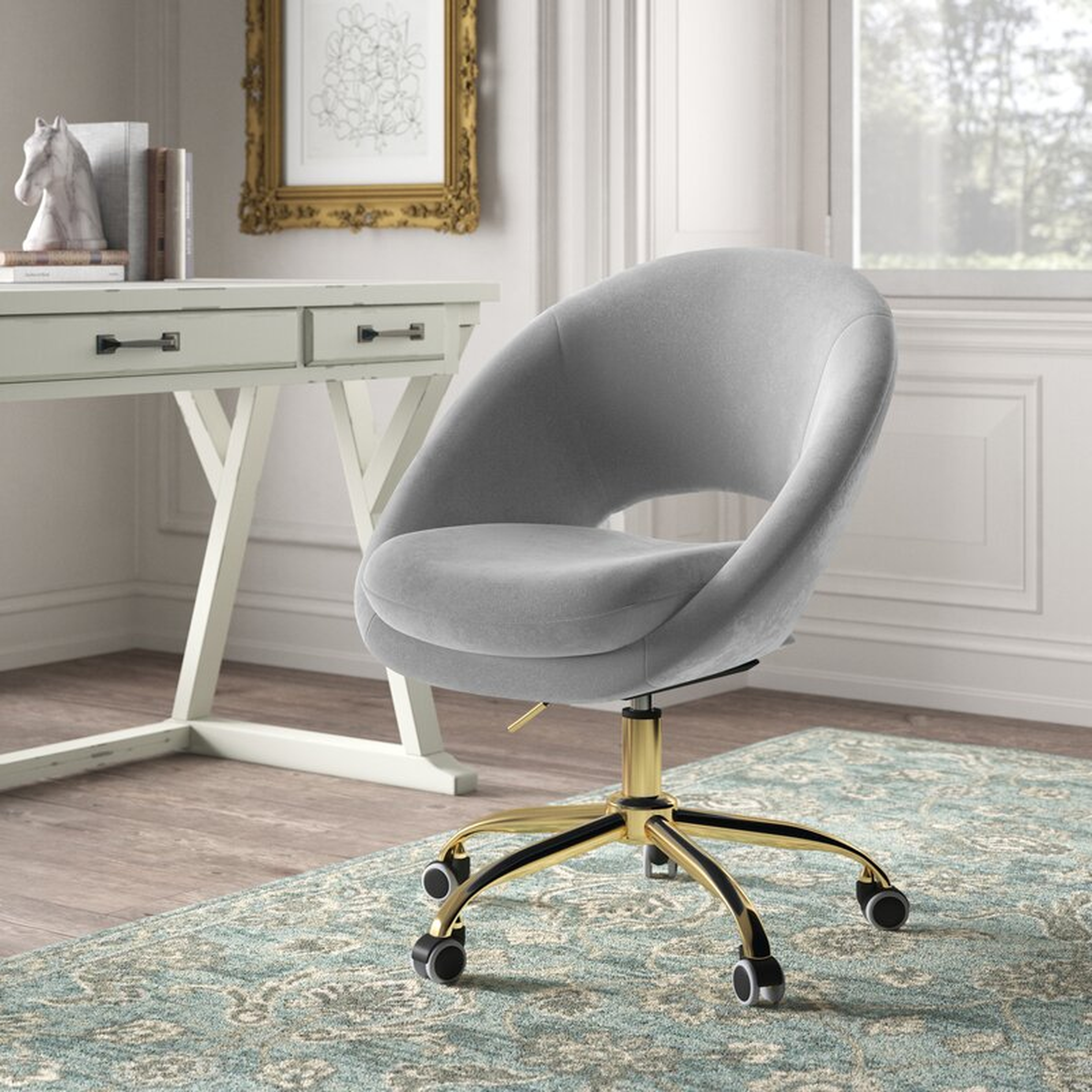 Lourdes Task Chair - Gray - Wayfair