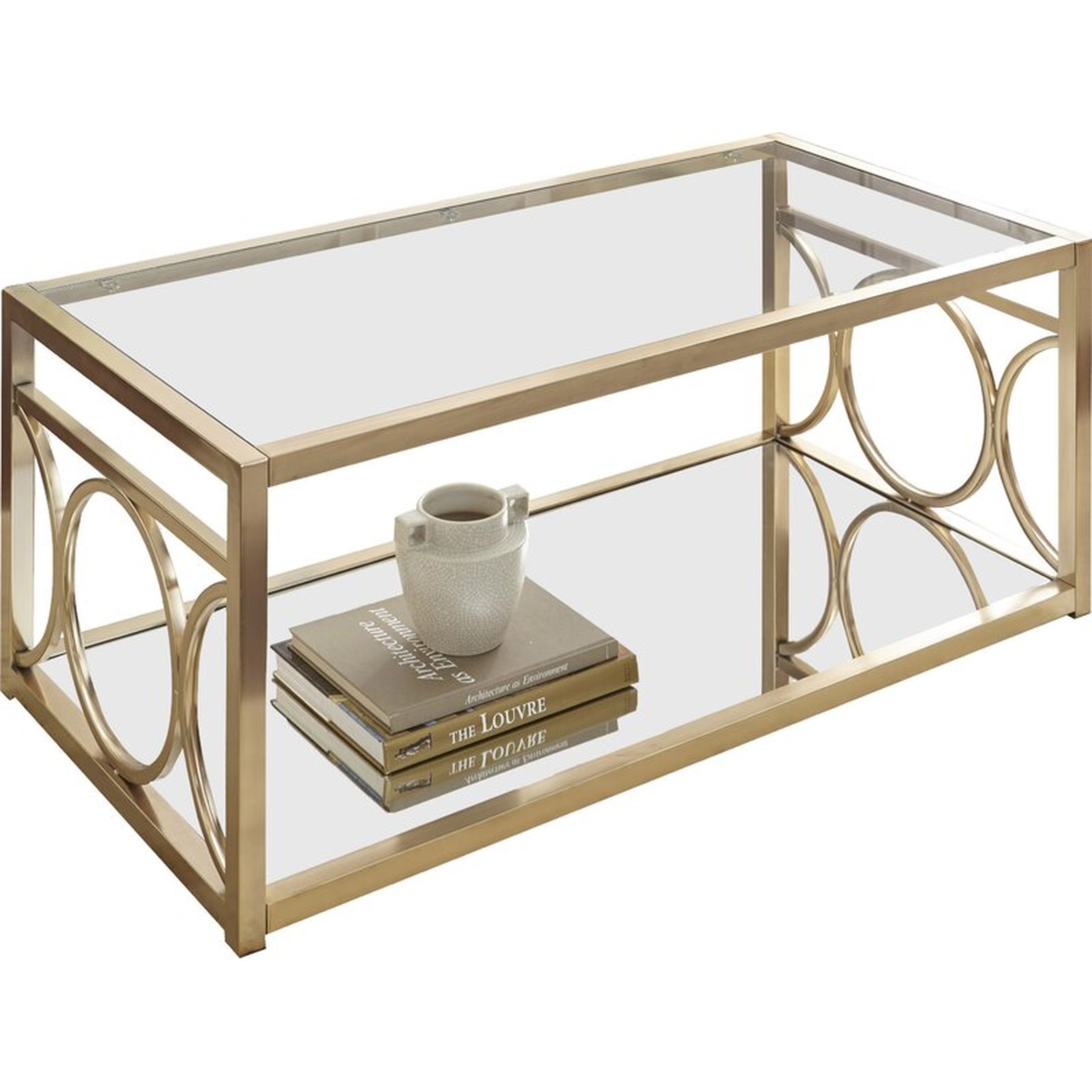 Boulogne Coffee Table with Storage - Wayfair
