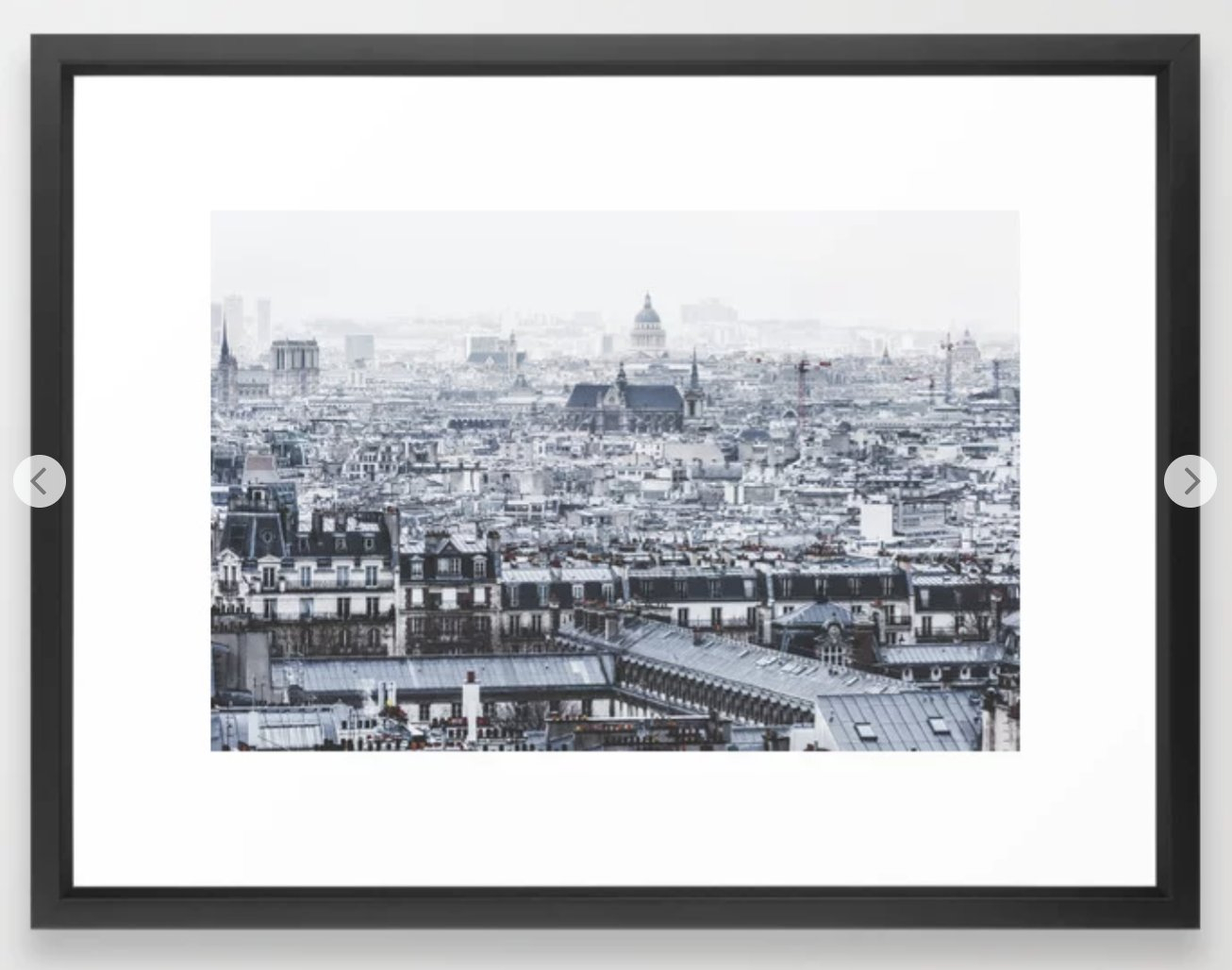 Rooftops - Architecture, Photography Framed Art Print - Society6