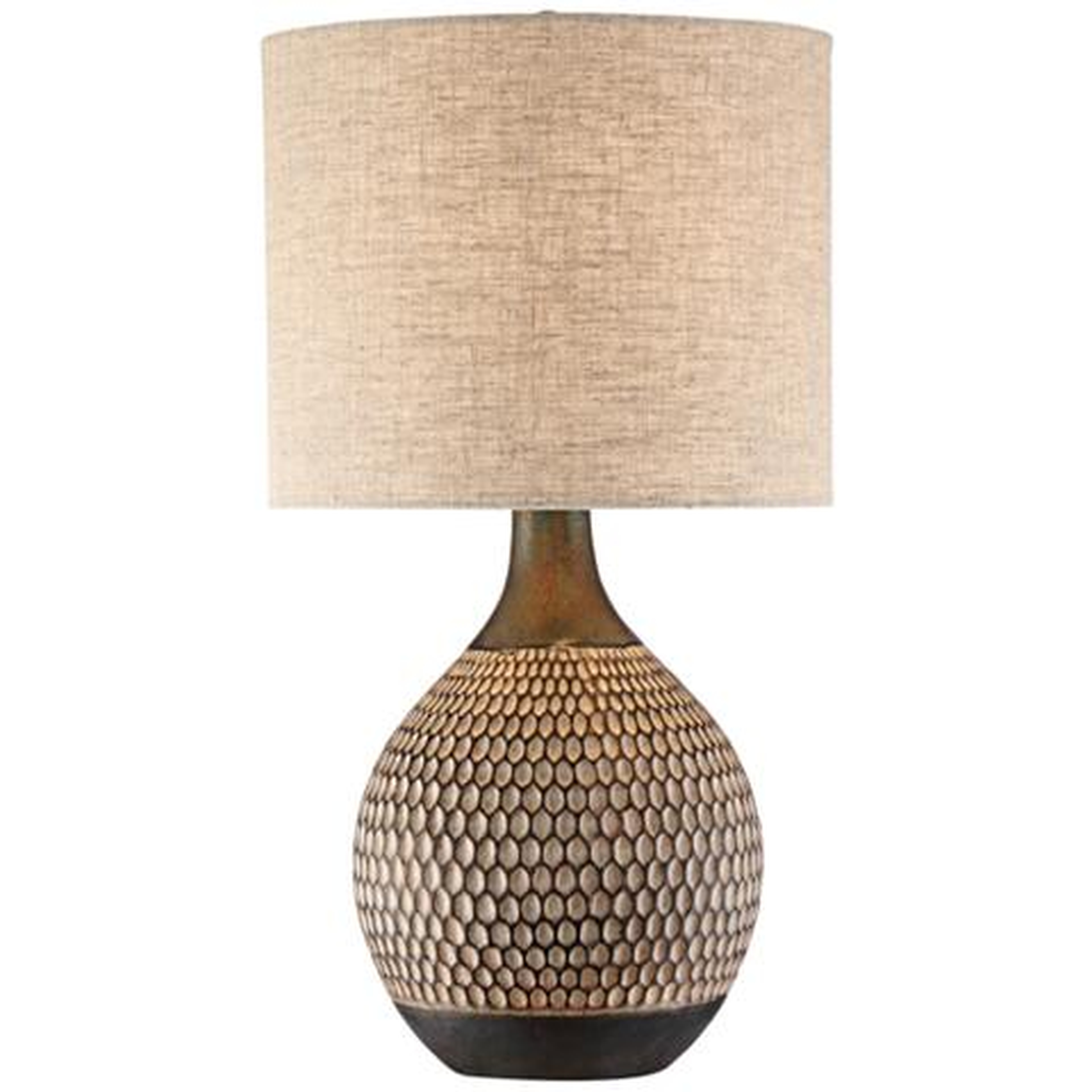 Emma Brown Ceramic Mid-Century Table Lamp - Lamps Plus