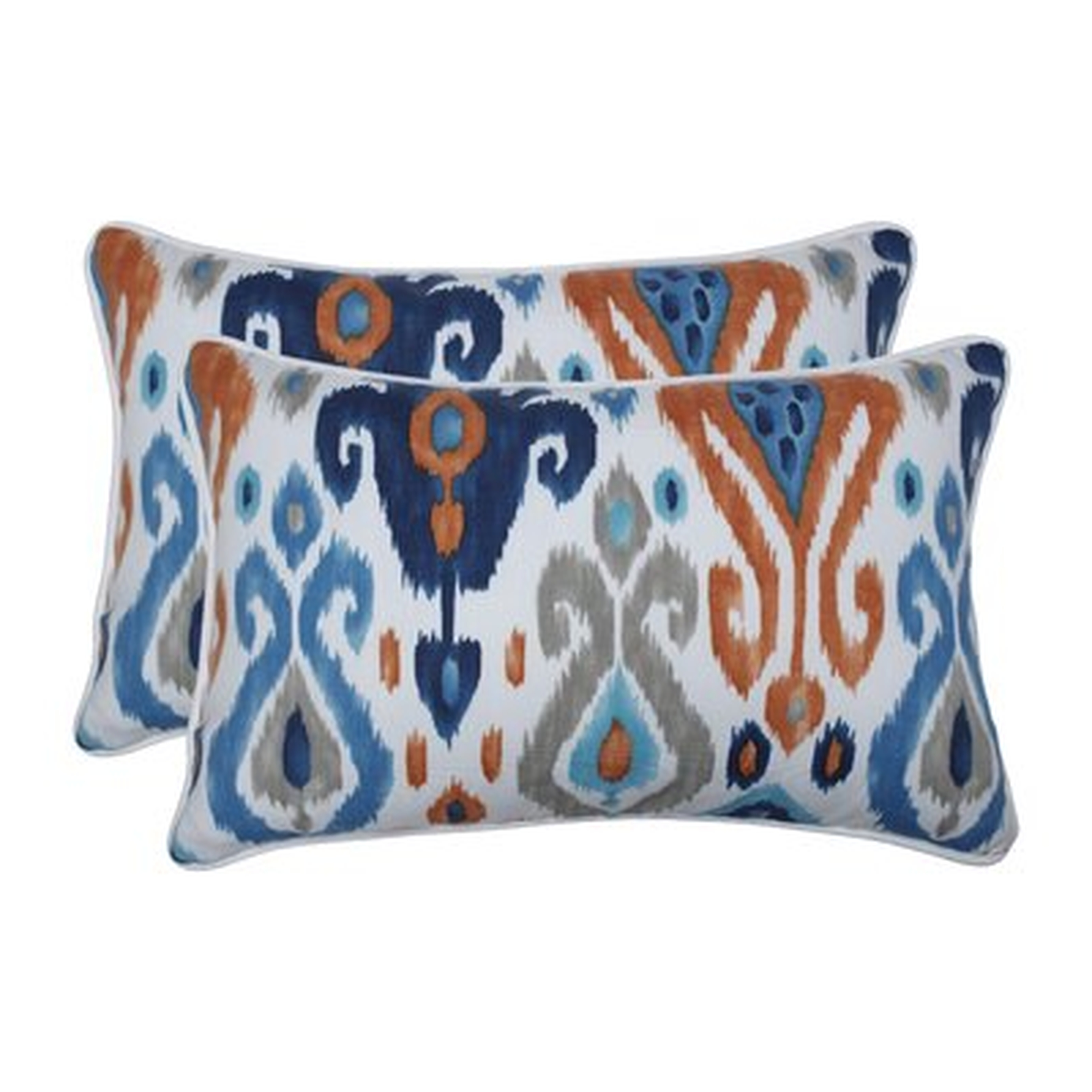 Donevin Indoor/Outdoor Lumbar Pillow (Set of 2) - Wayfair