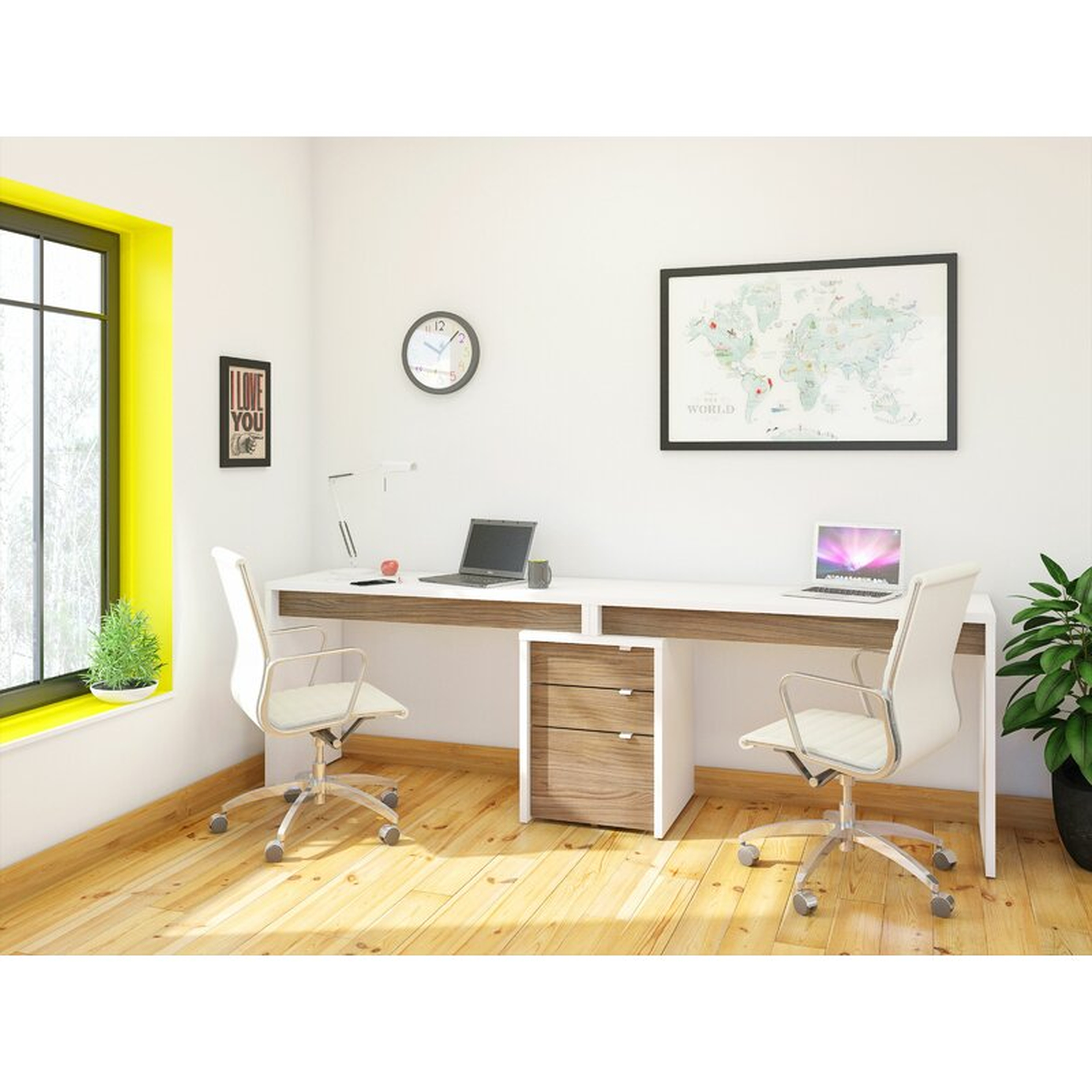 Billy 3 Piece Desk Office Suite - Wayfair