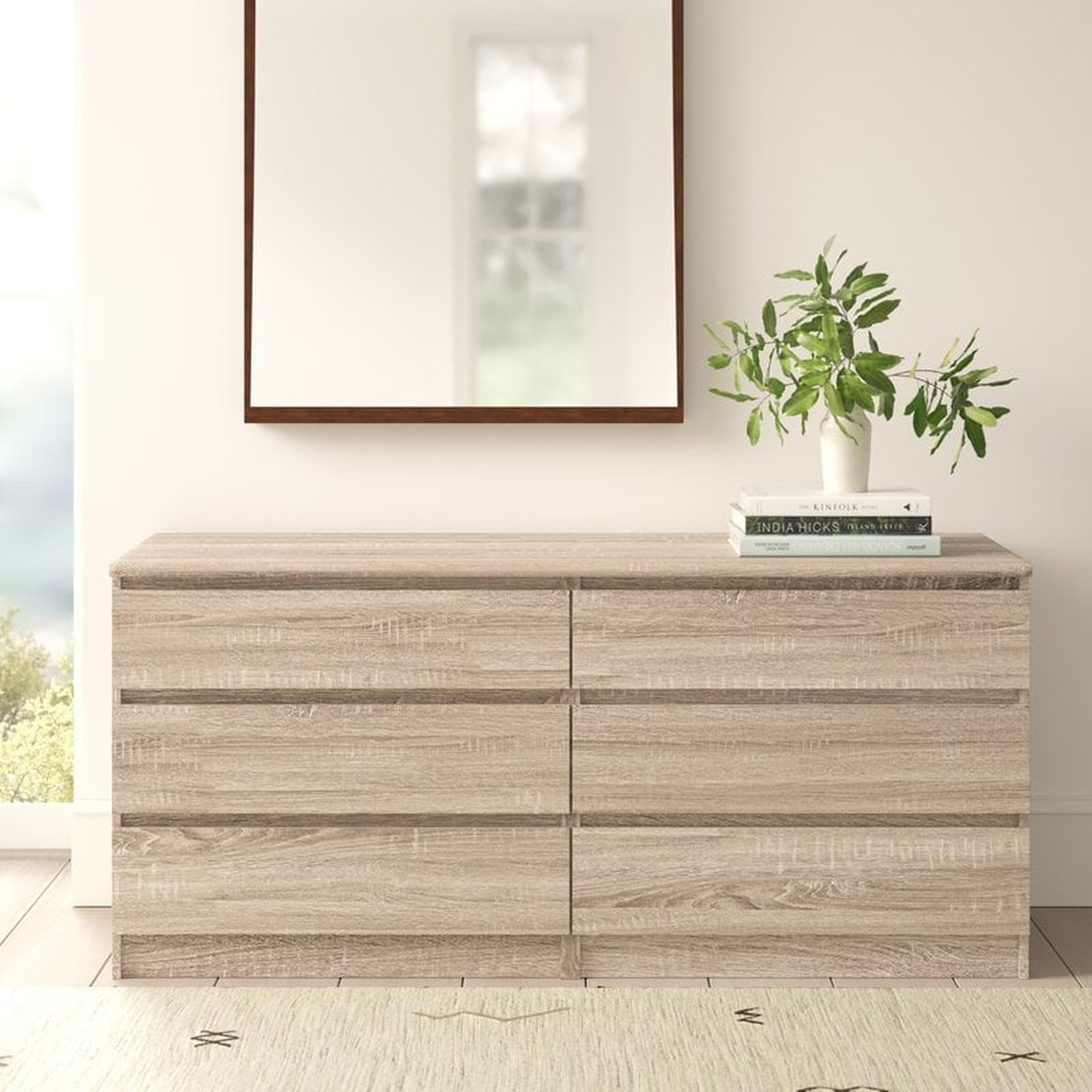 Kepner 6 Drawer 60.55'' W - AllModern