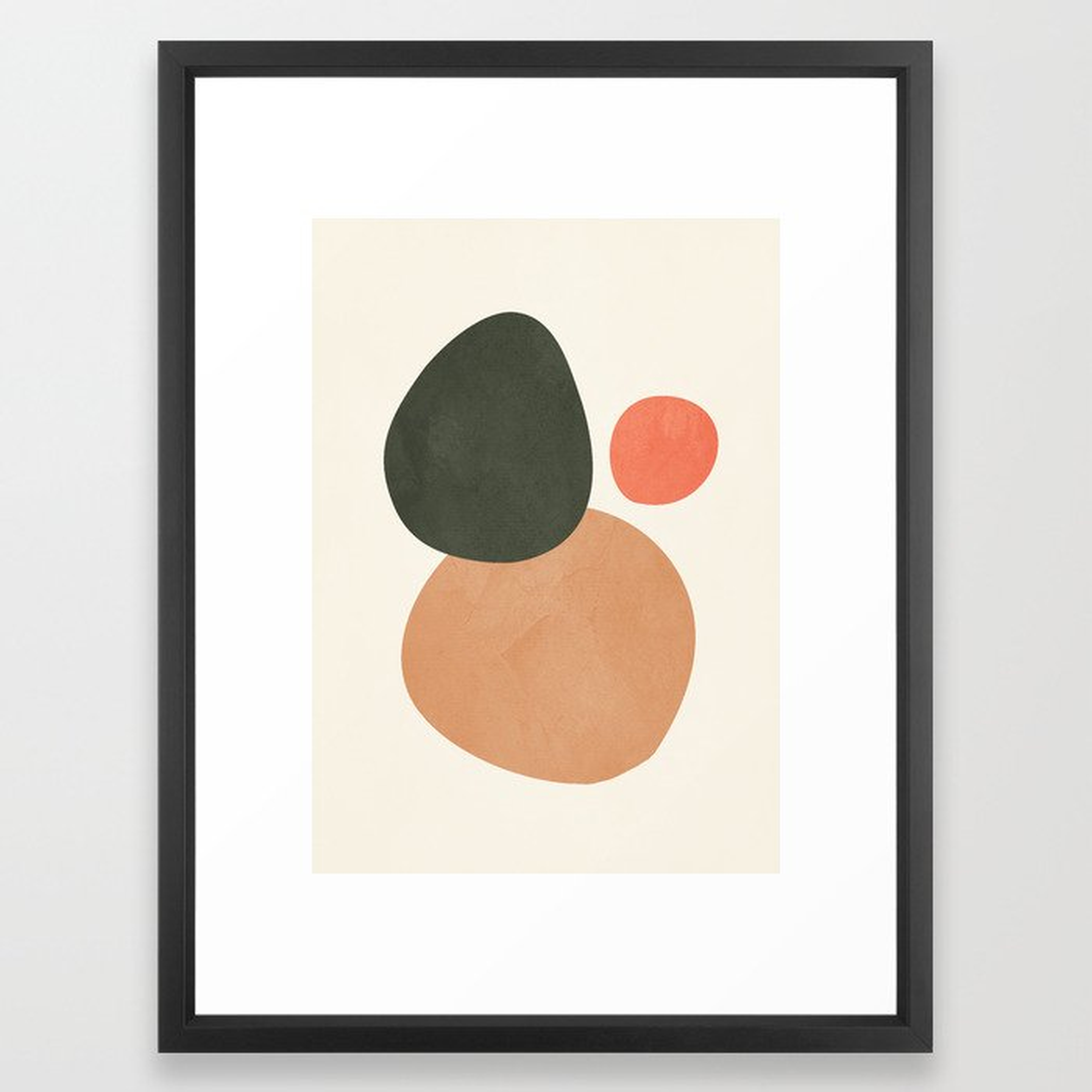 abstract minimal 21 Framed Art Print - Society6