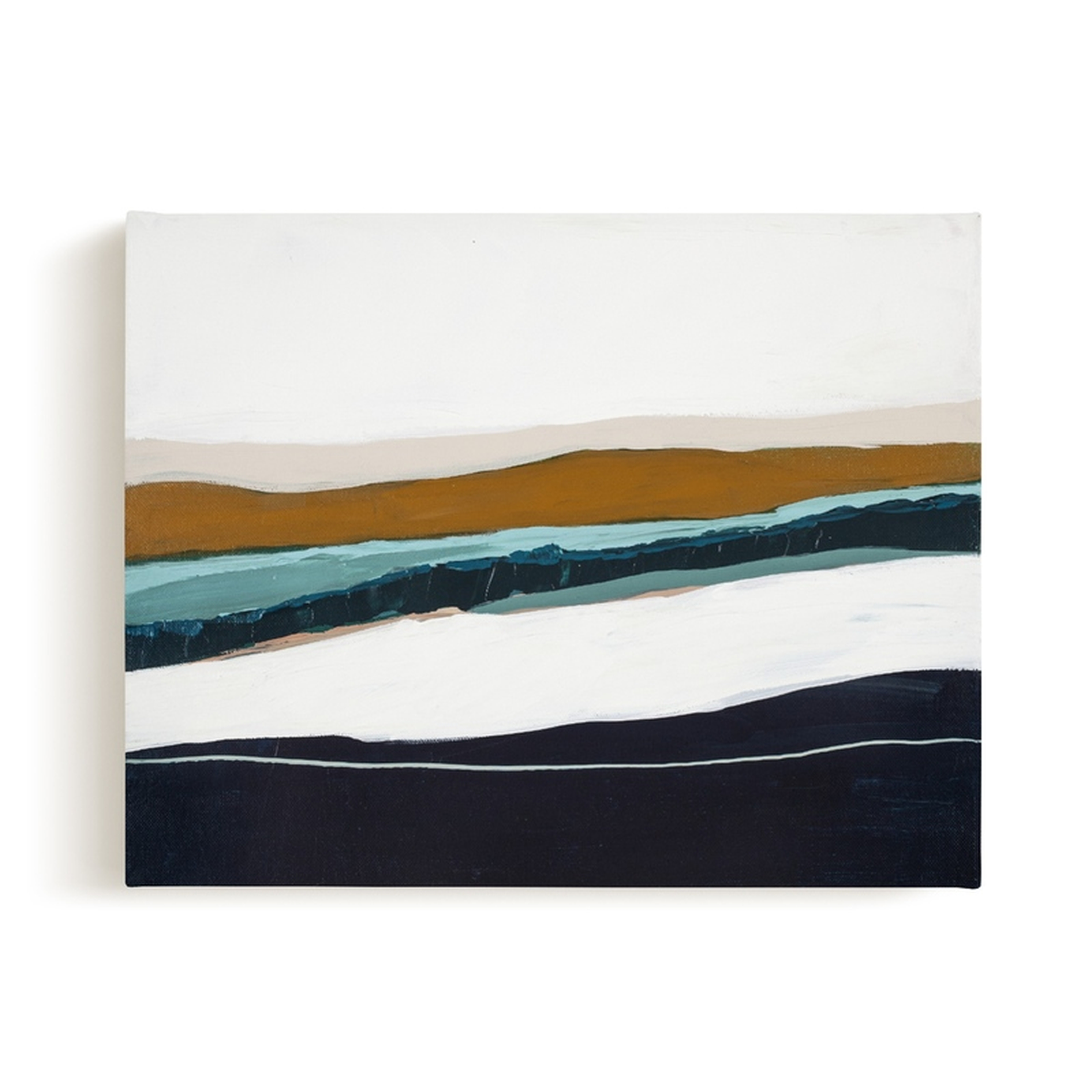 Moonlight Seascape - 14x11 - canvas - Minted