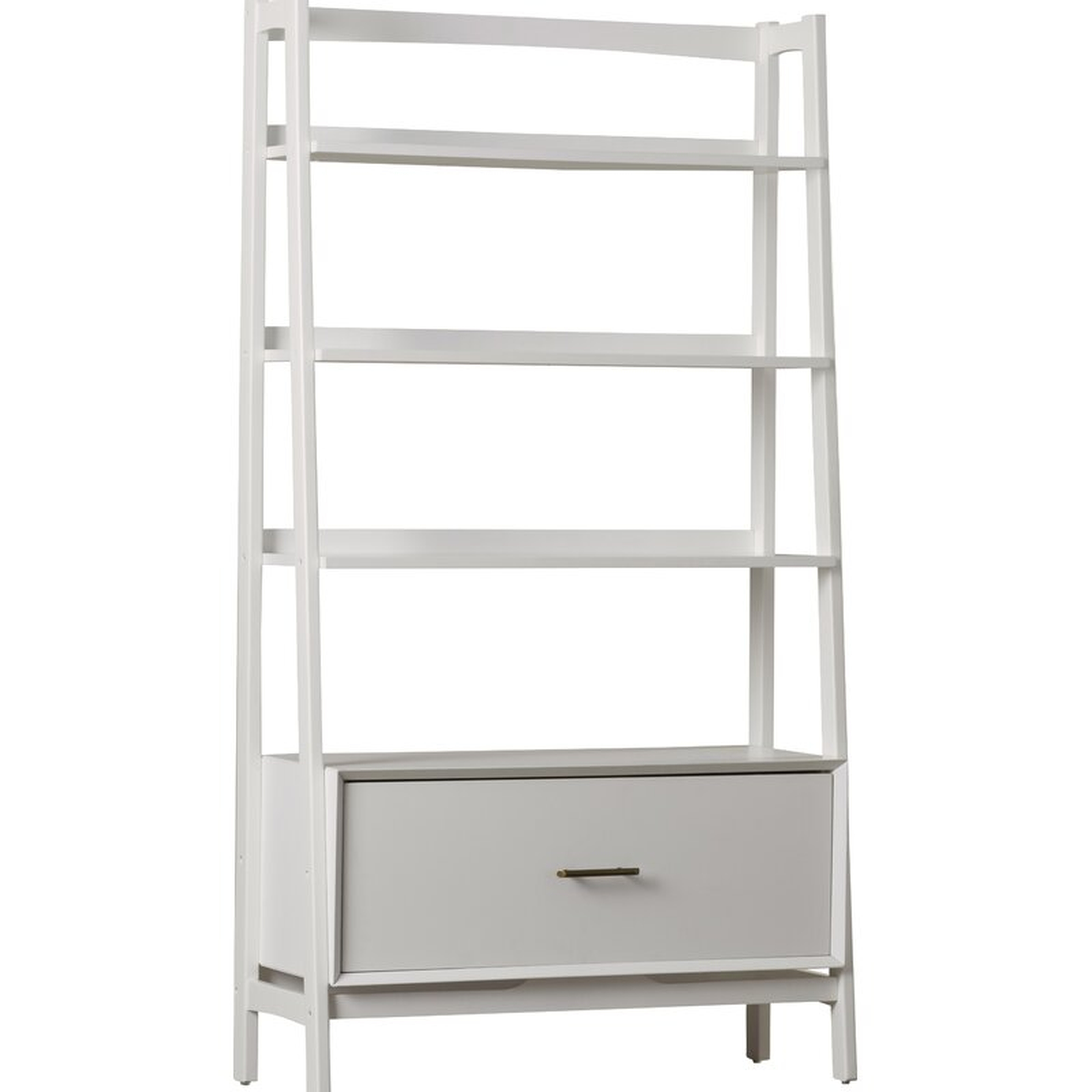 Dunkelberger Ladder Bookcase - White - Wayfair