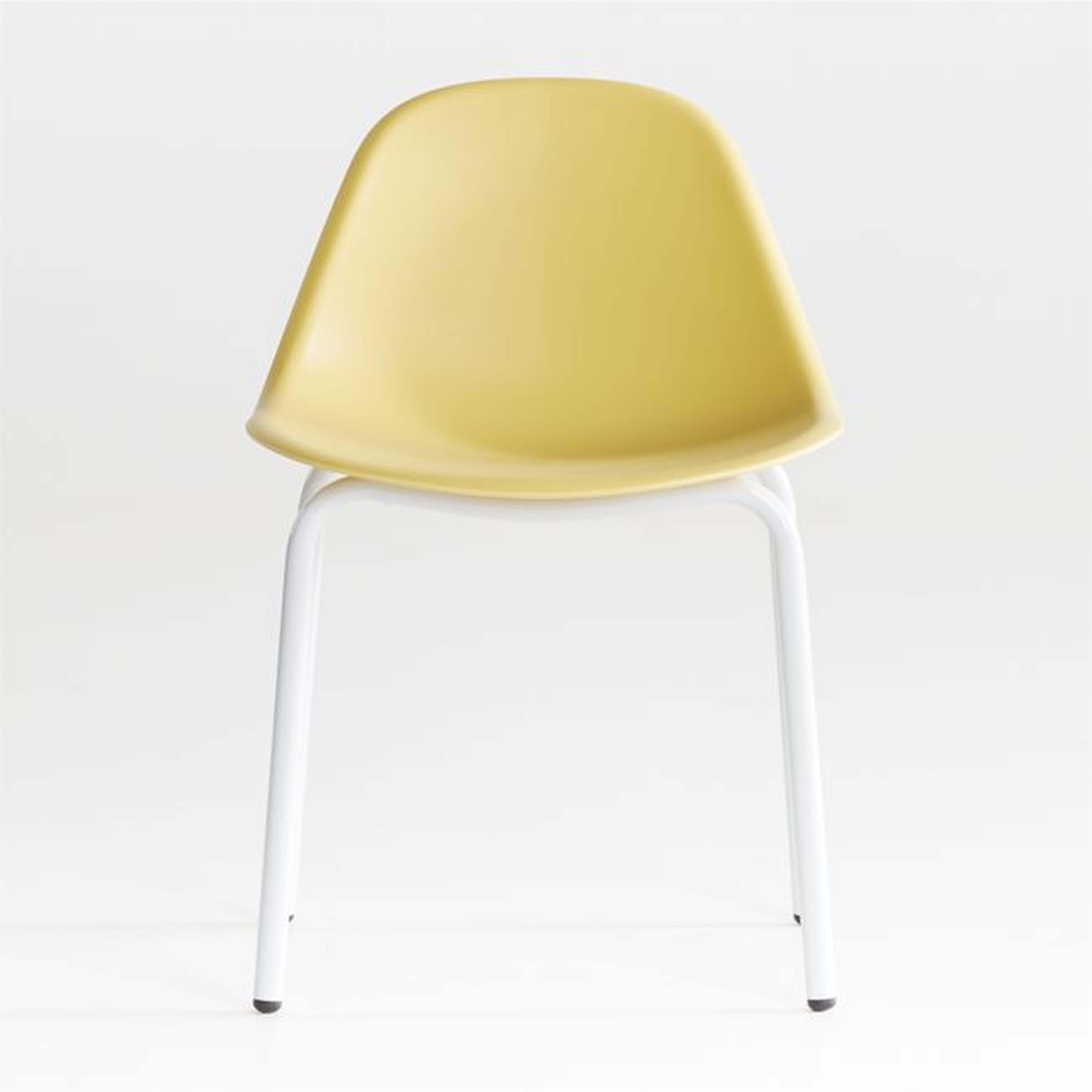 Lennon Yellow Molded Play Chair - Crate and Barrel