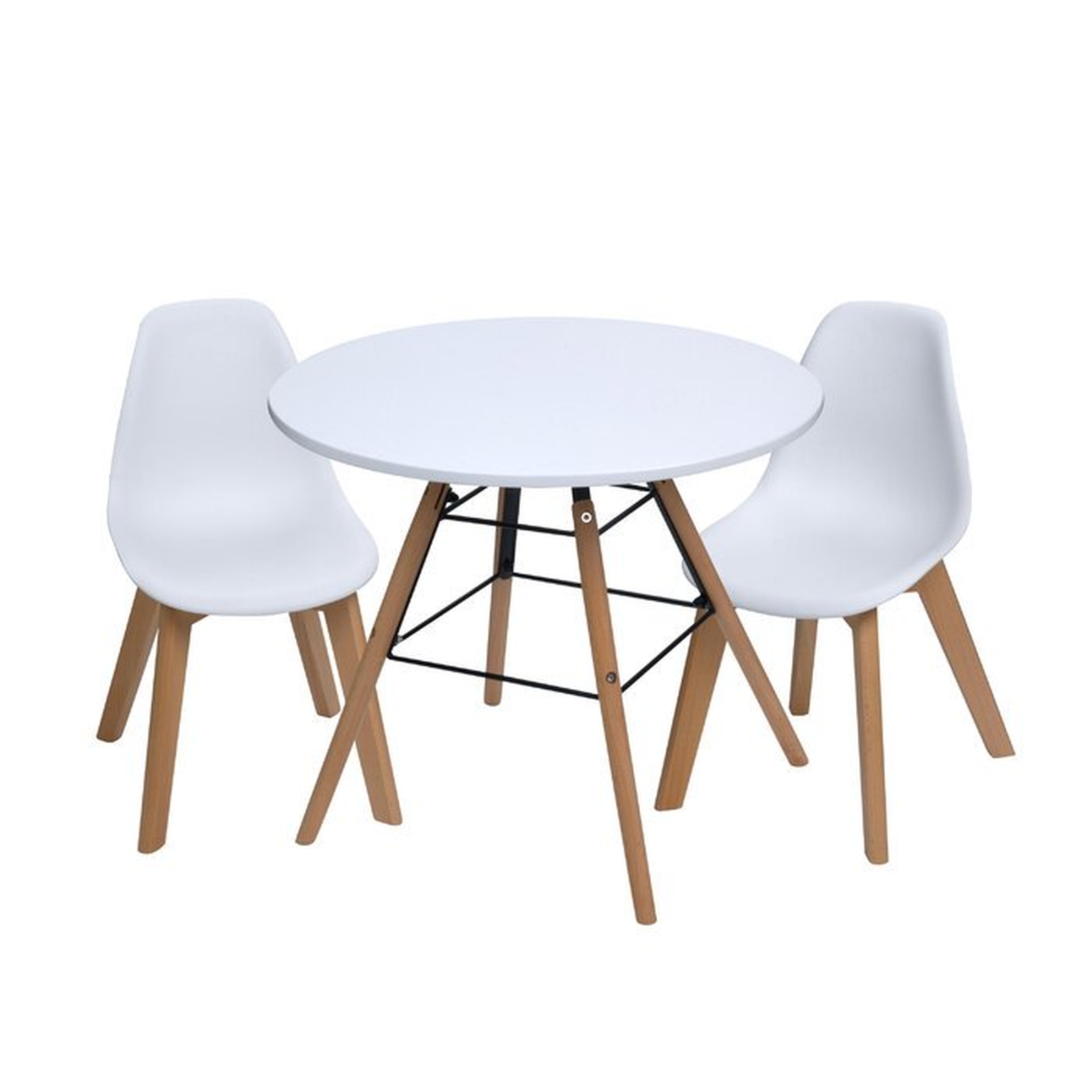 Letendre Kids 3 Piece Round Table and Chair Set - Wayfair