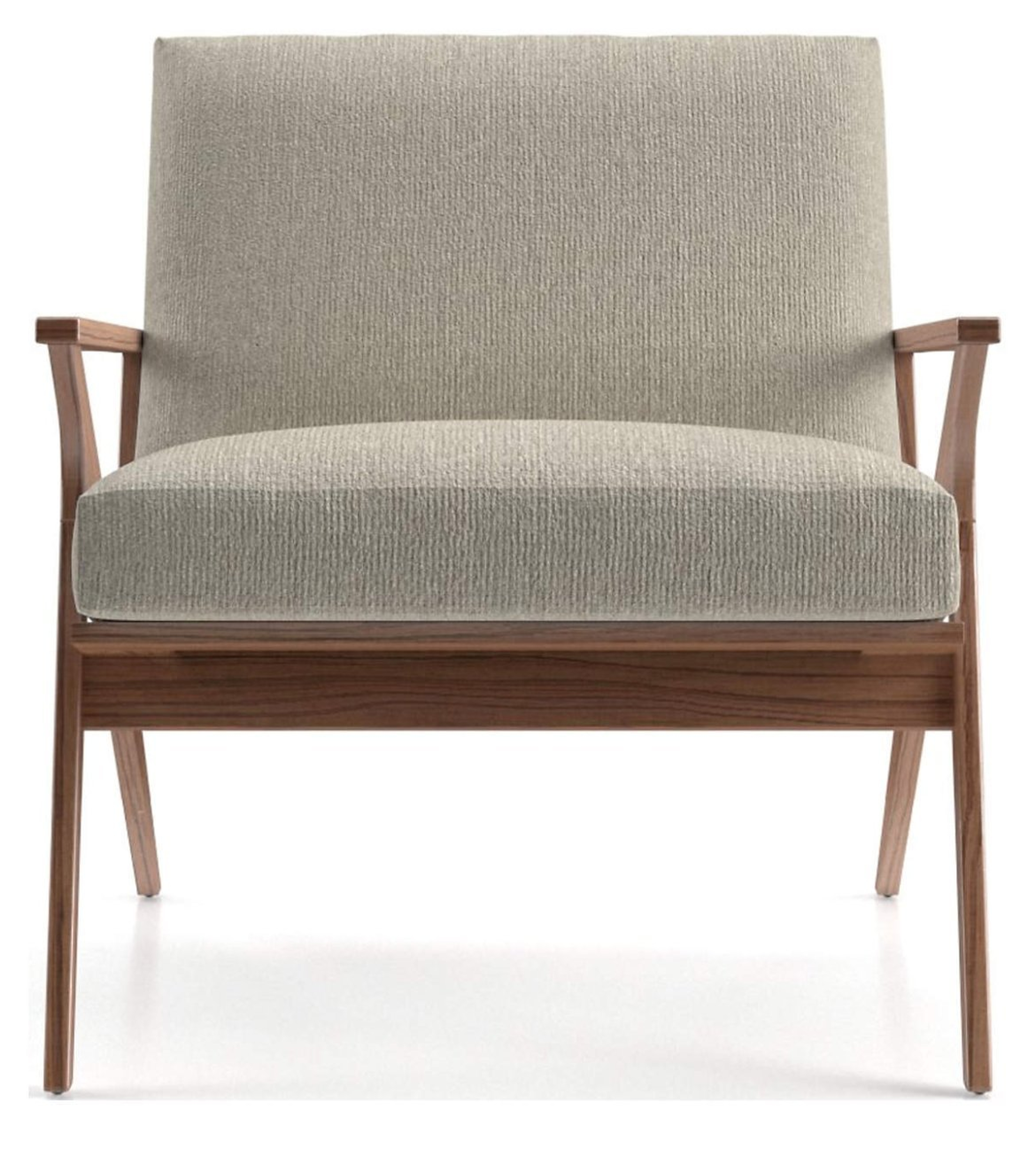 Cavett Wood Frame Accent Chair - Crate and Barrel