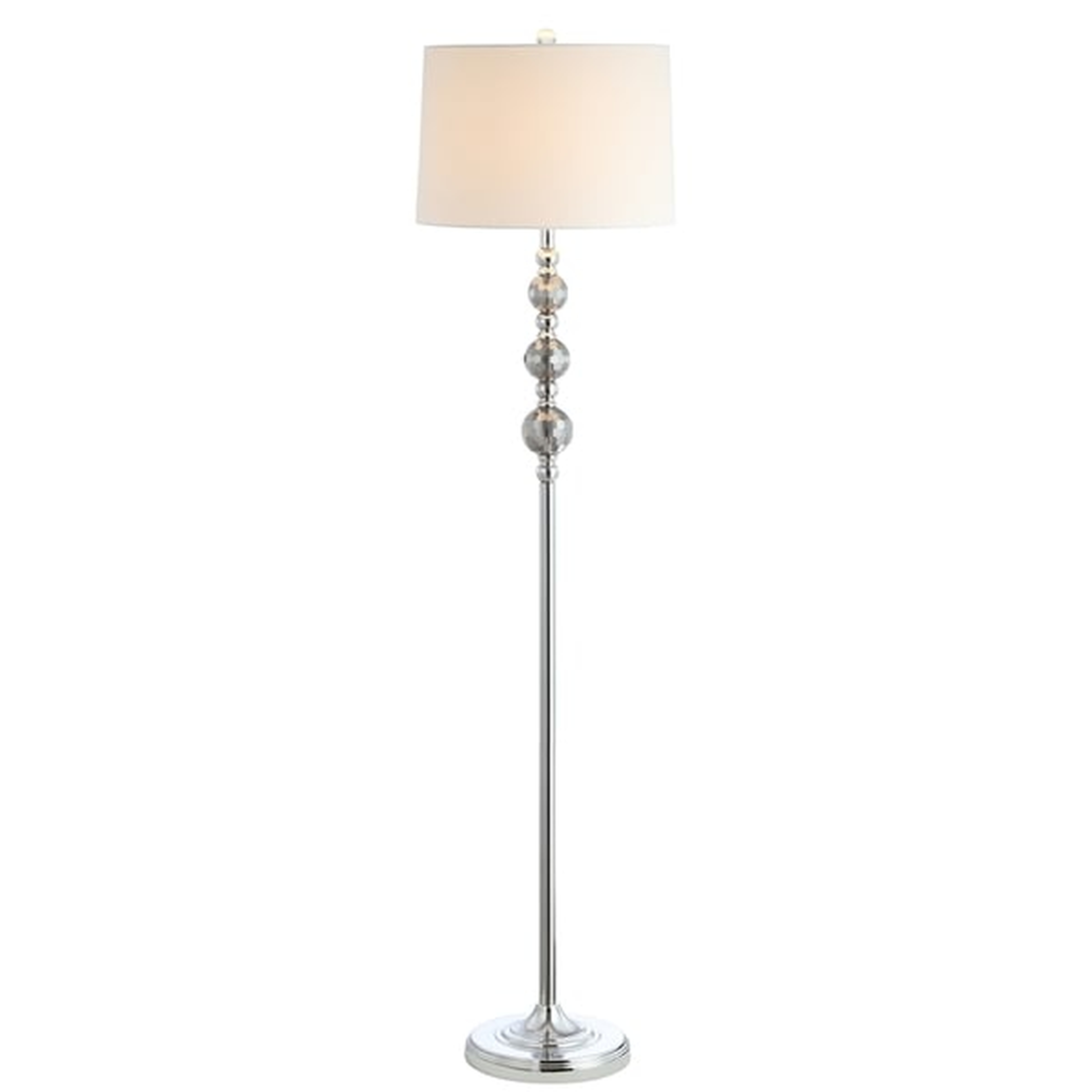 Addie Floor Lamp - Chrome - Safavieh - Safavieh