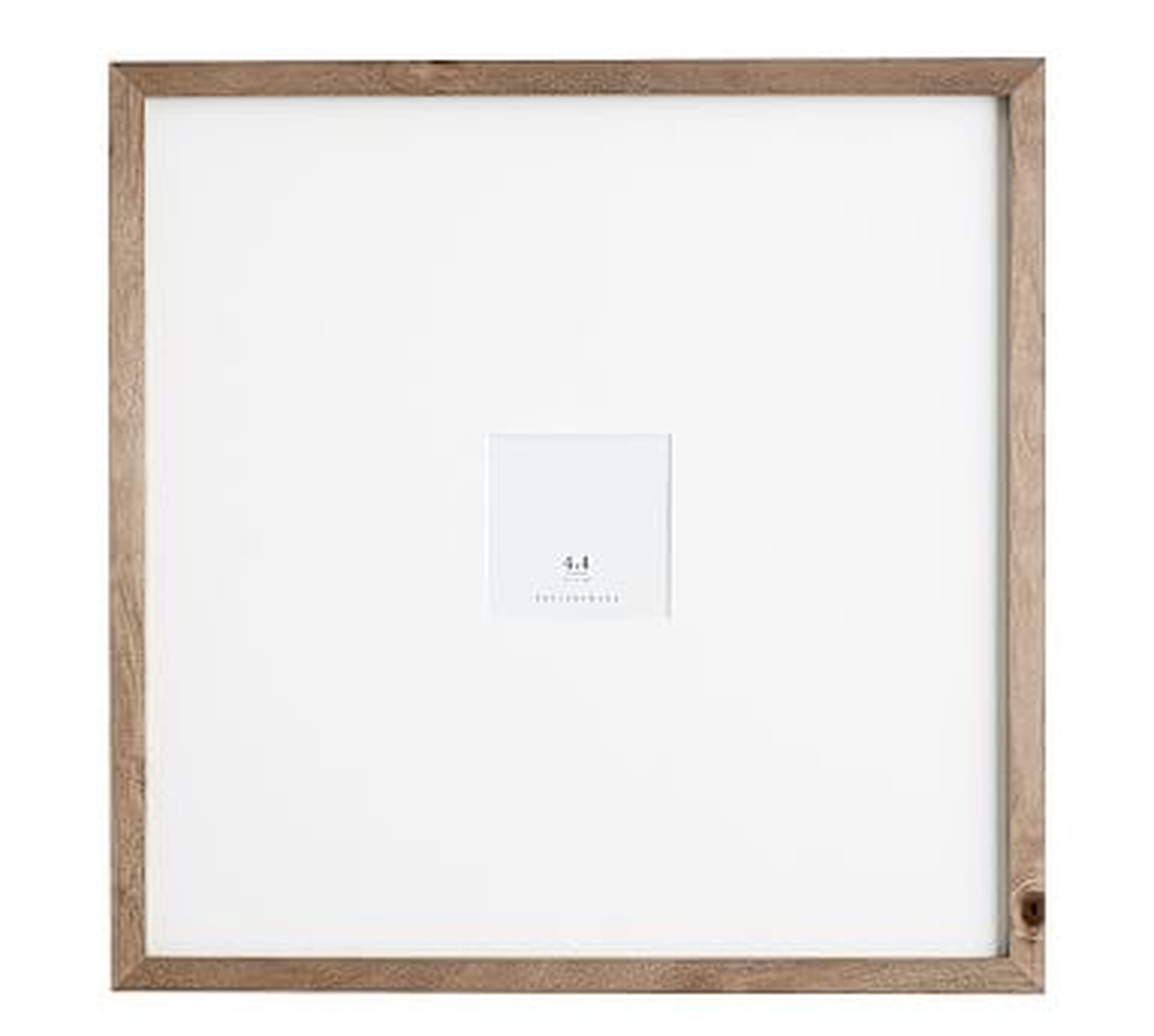 Wood Gallery Oversized Frame, 4x4 - Gray - Pottery Barn