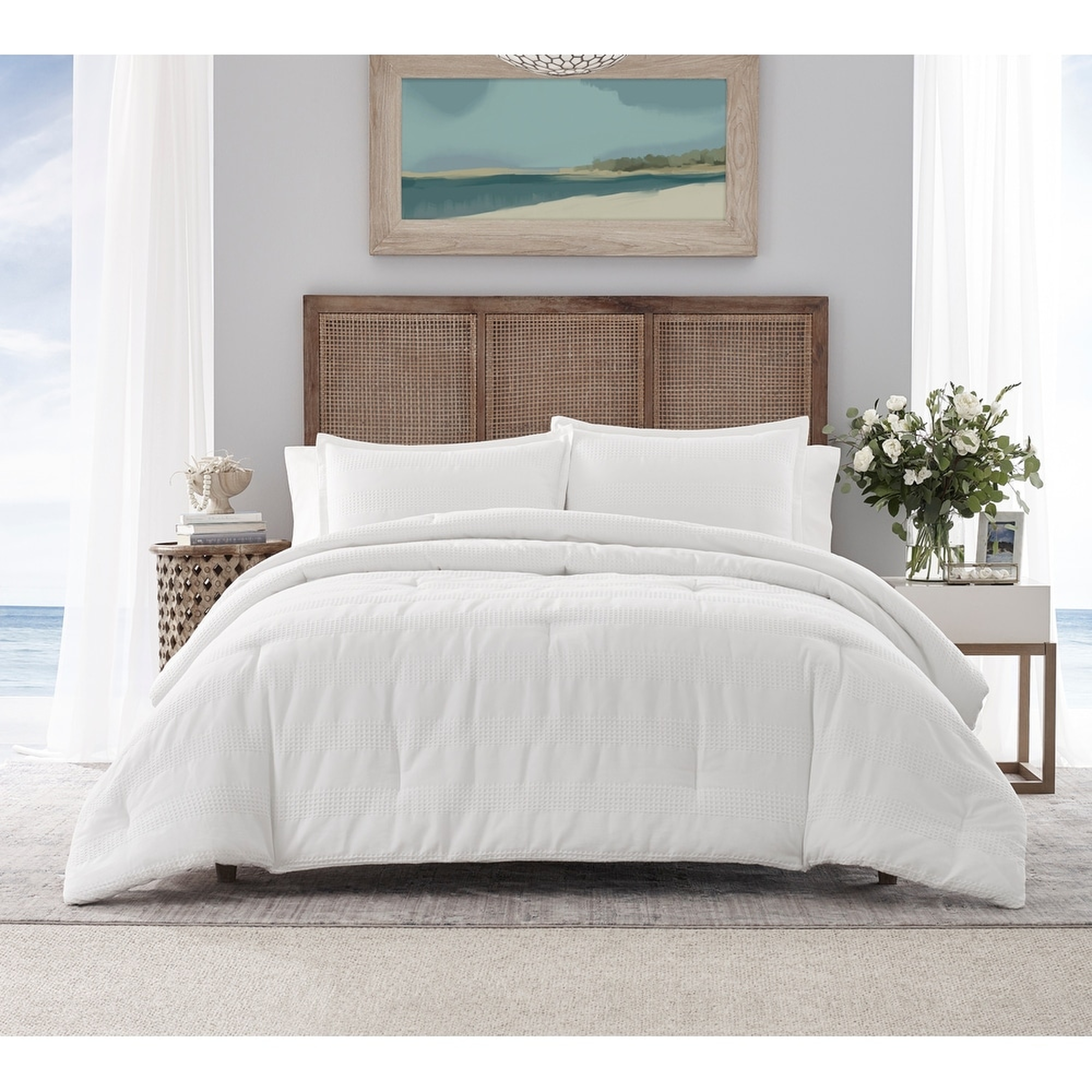 Nautica Hampton Solid Comforter Set - Overstock