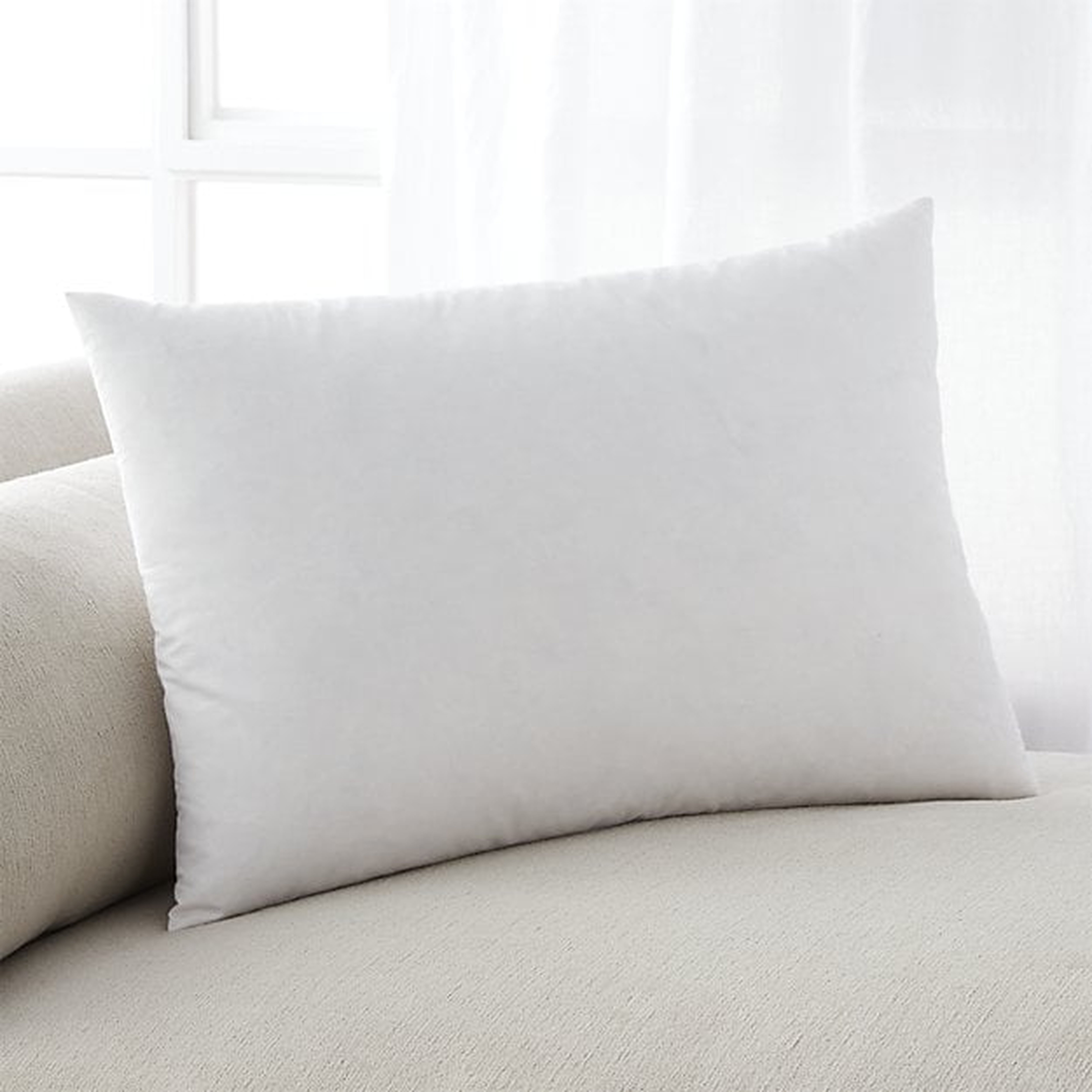 Feather-Down 22"x15" Pillow Insert - Crate and Barrel