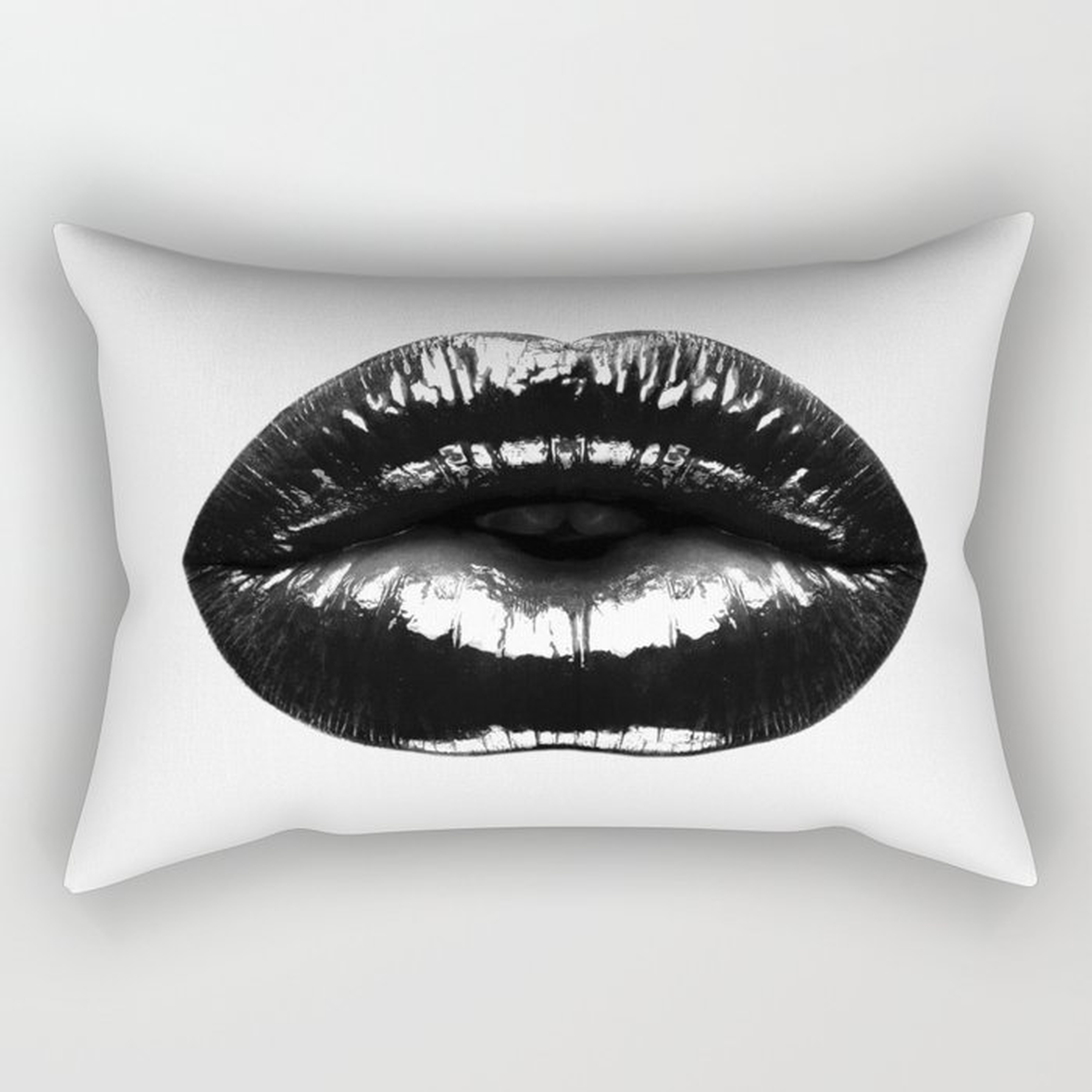 Lips Rectangular Pillow - Society6