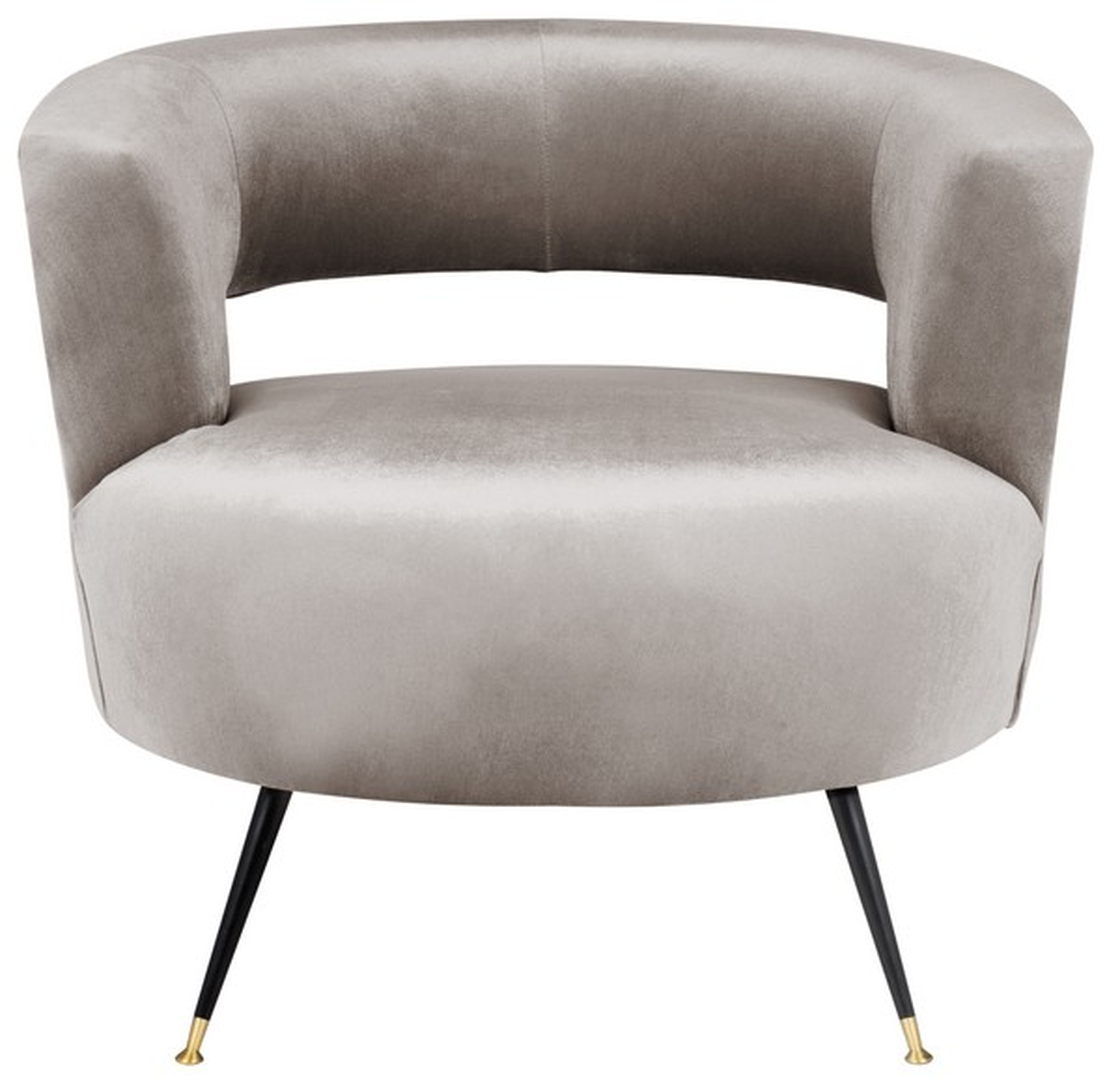 Manet Velvet Retro Mid Century Accent Chair - Hazelwood - Arlo Home - Arlo Home
