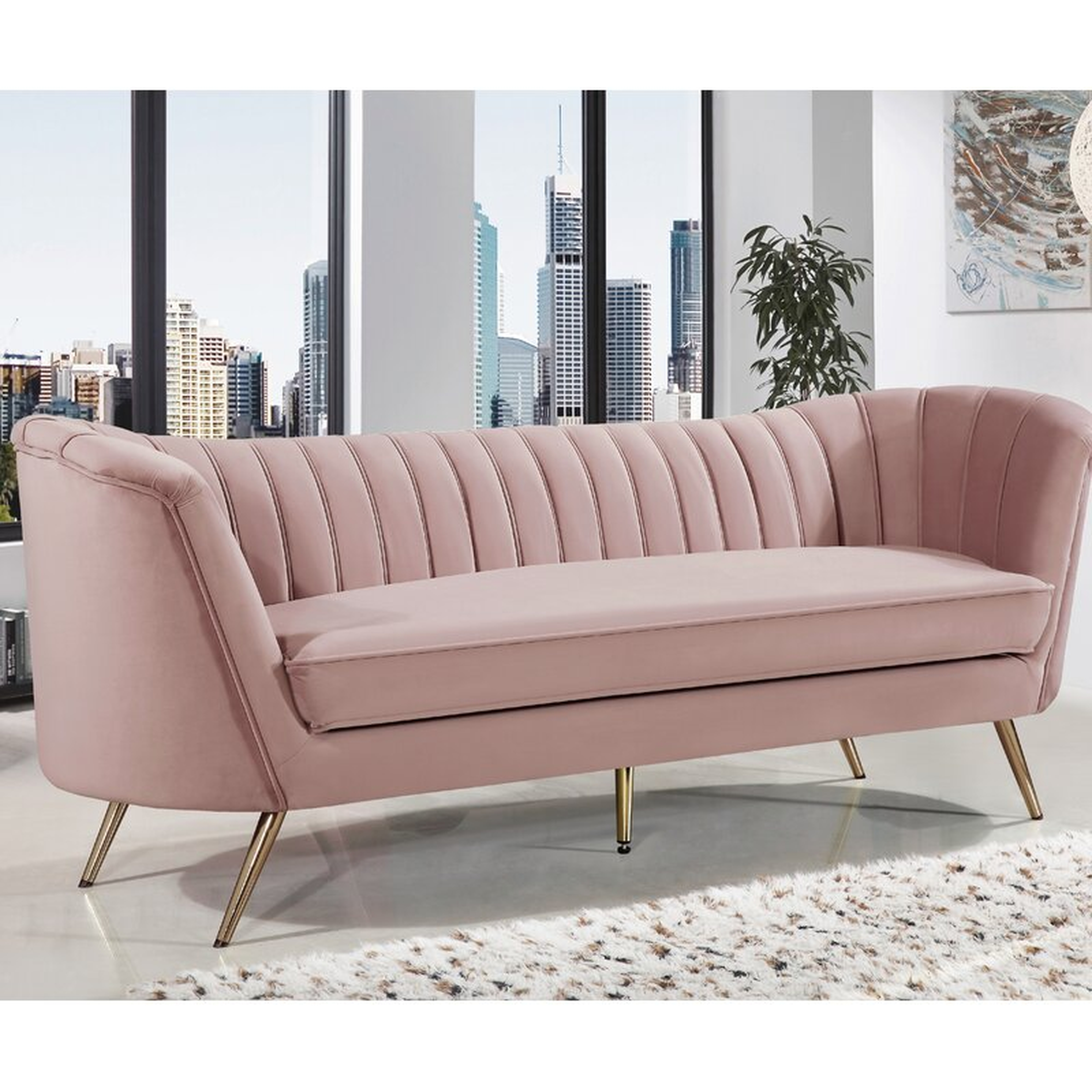 Koger Chesterfield Sofa - Pink - Wayfair