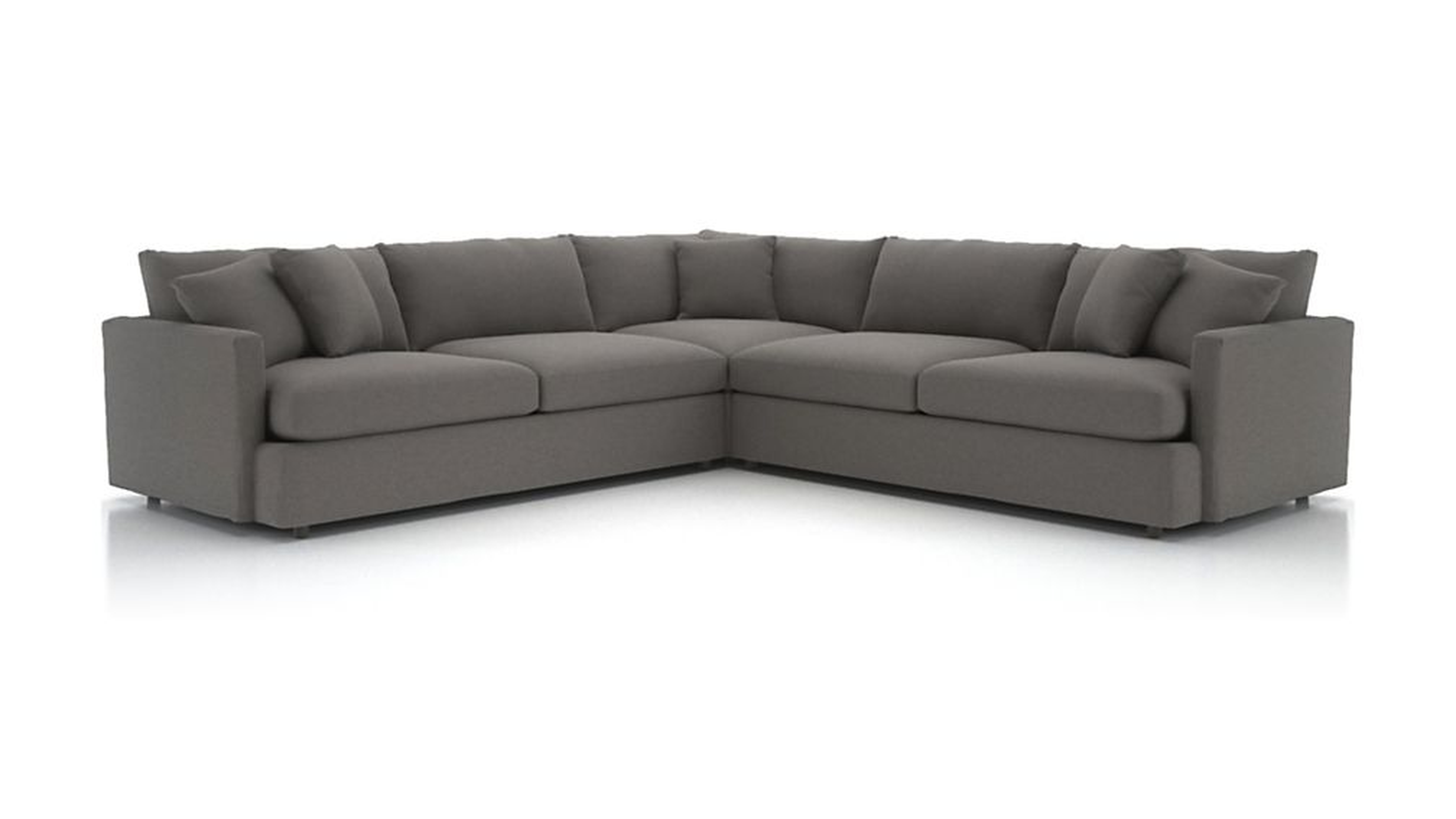 Lounge II 3-Piece Sectional Sofa - Crate and Barrel