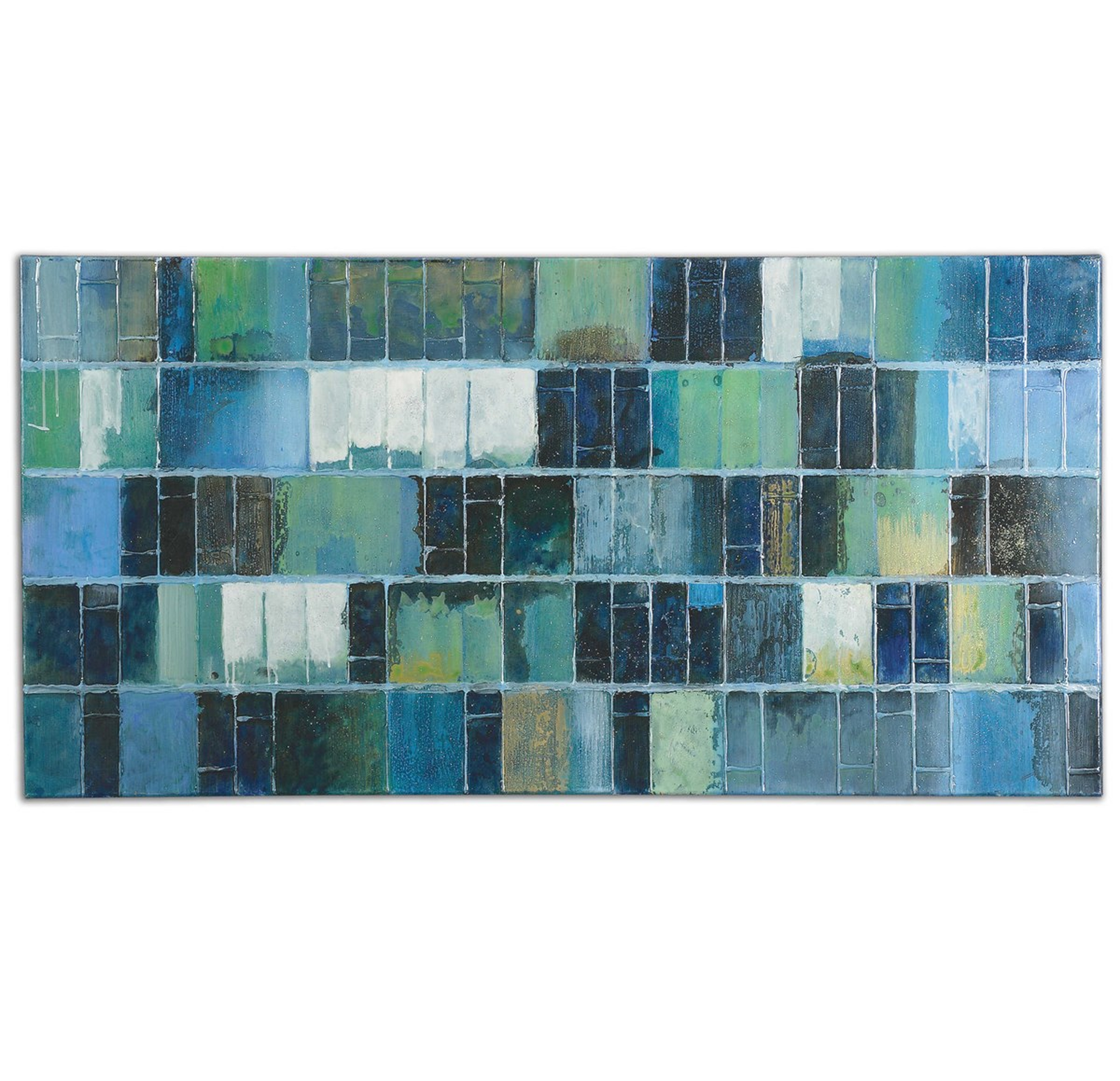 GLASS TILES HAND PAINTED CANVAS - Hudsonhill Foundry