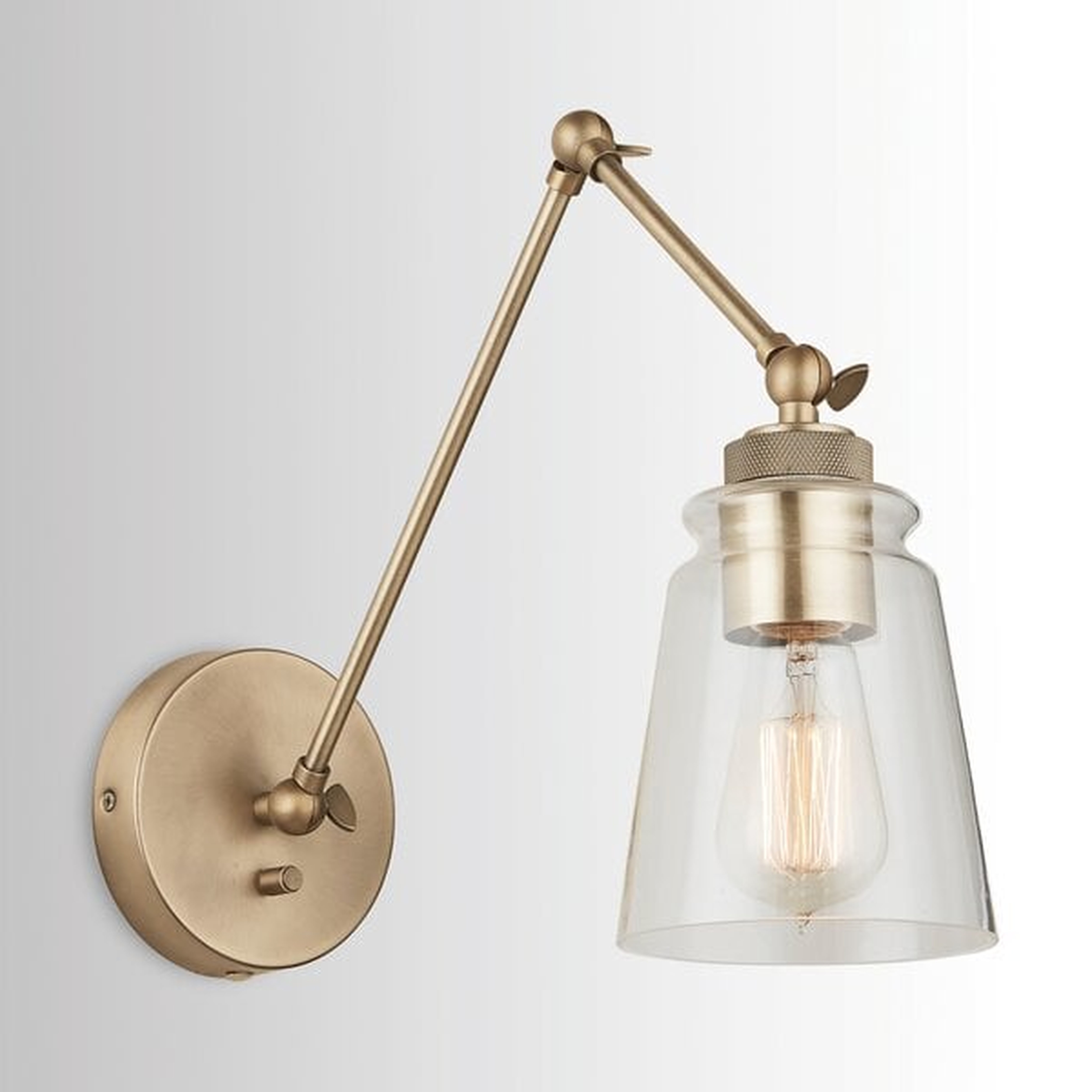 Brycen 1-Light Dimmable Swing Arm Lamp - Wayfair