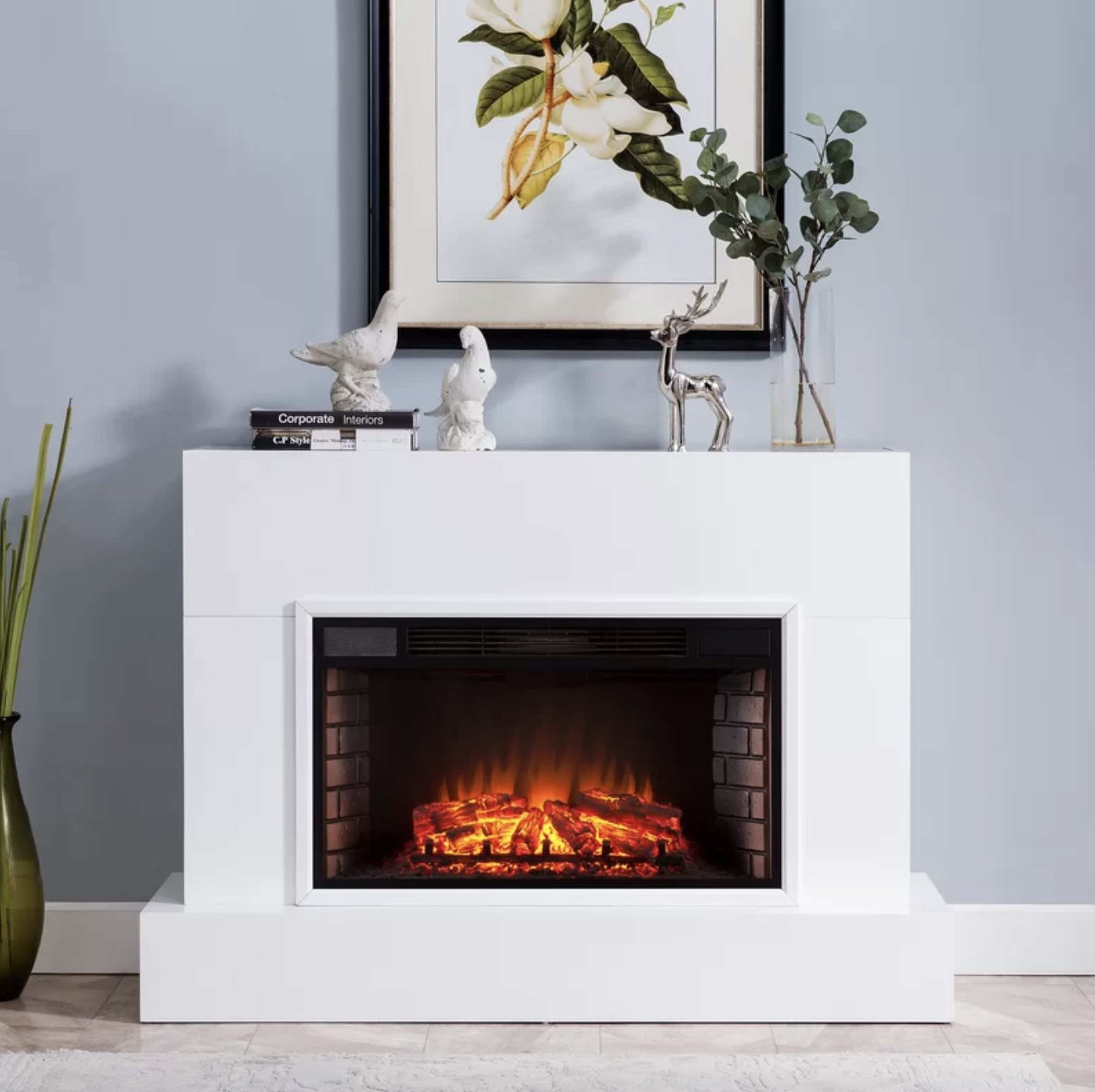 Torvelle Electric Fireplace TV Stand - Wayfair