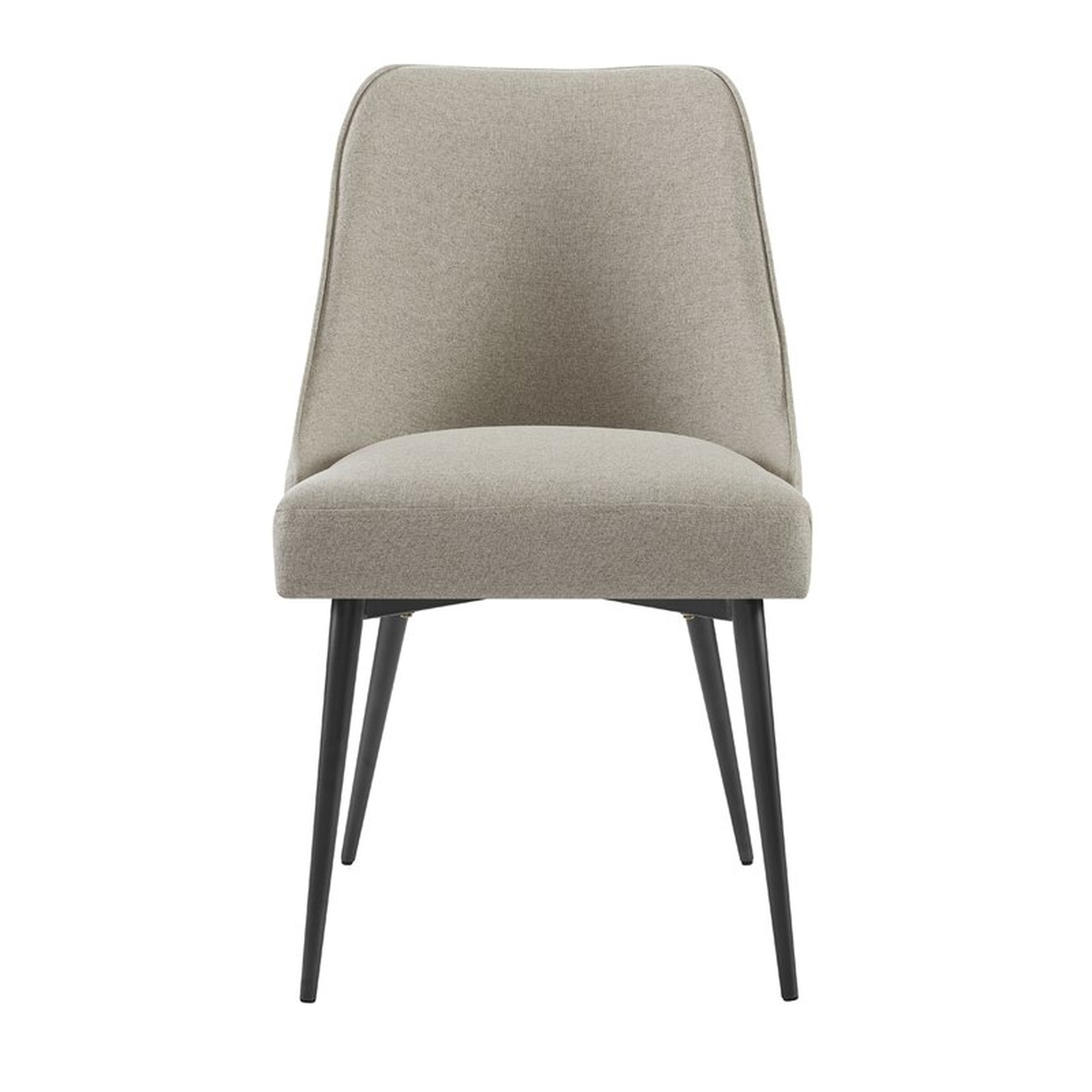 Nivens Upholstered Side Chair in Khaki (Set of 2) - Wayfair