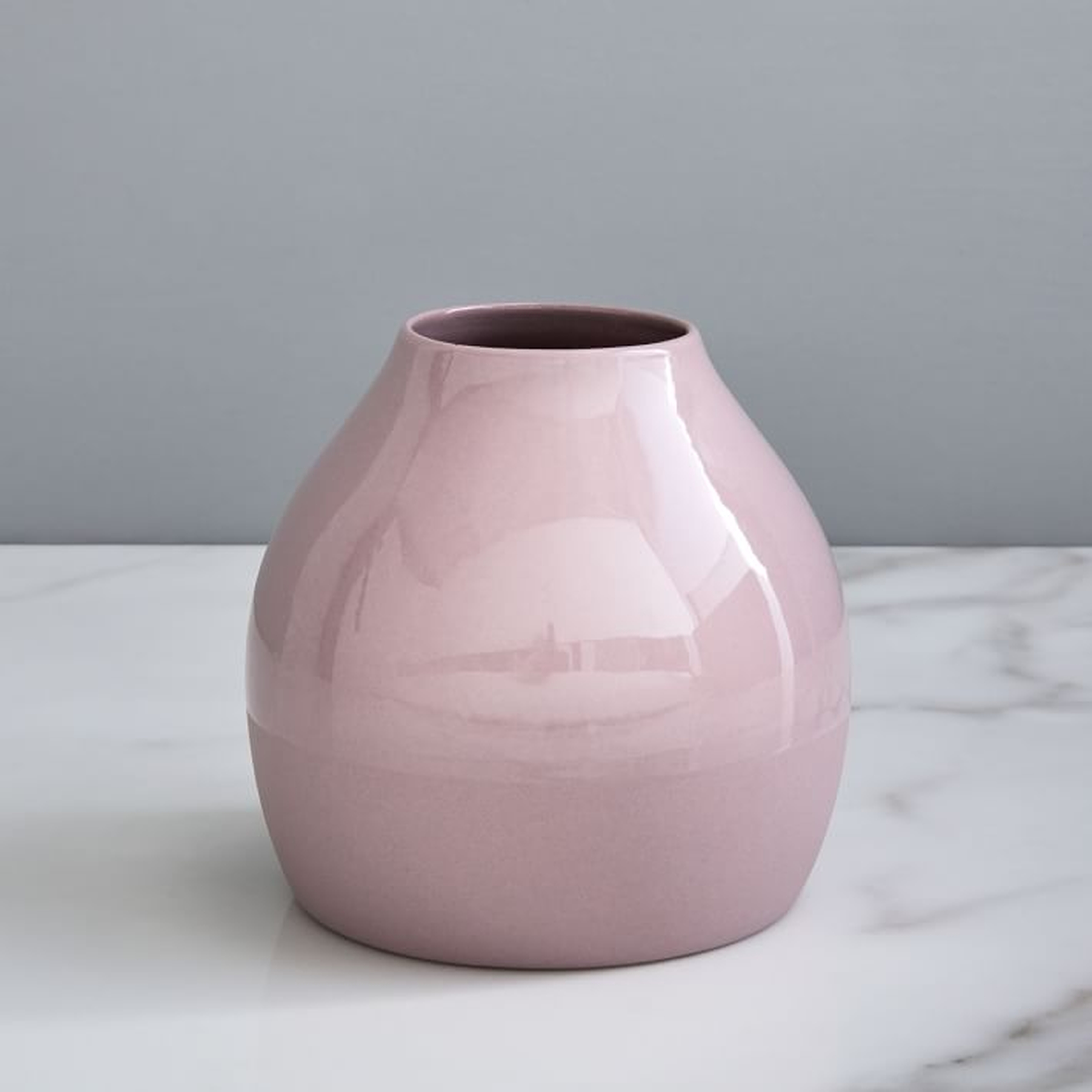 Bright Cermicist Vase, Bud, Lavendar - West Elm