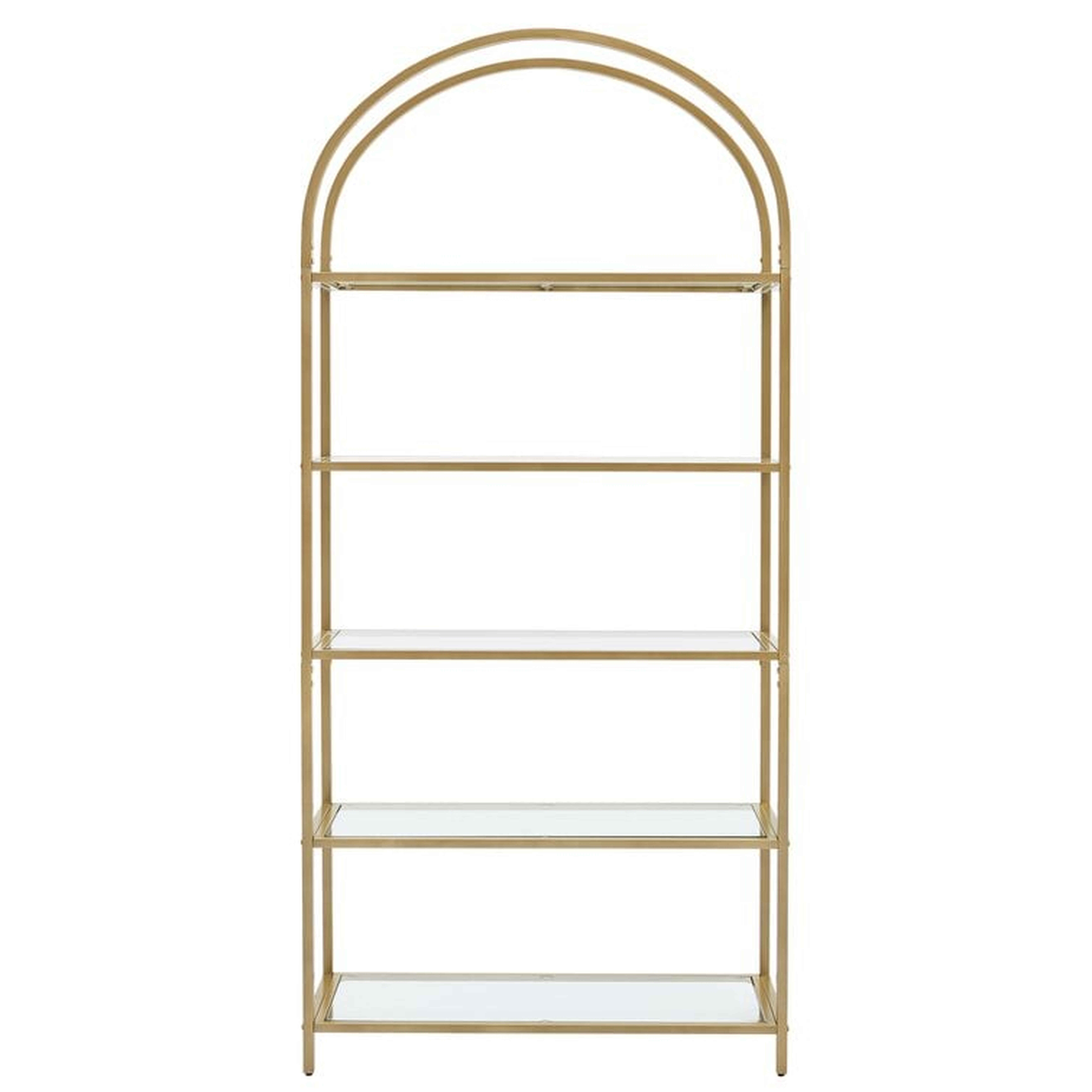 Mcandrew 72.2" H x 32.7" W Metal Etagere Bookcase - Wayfair