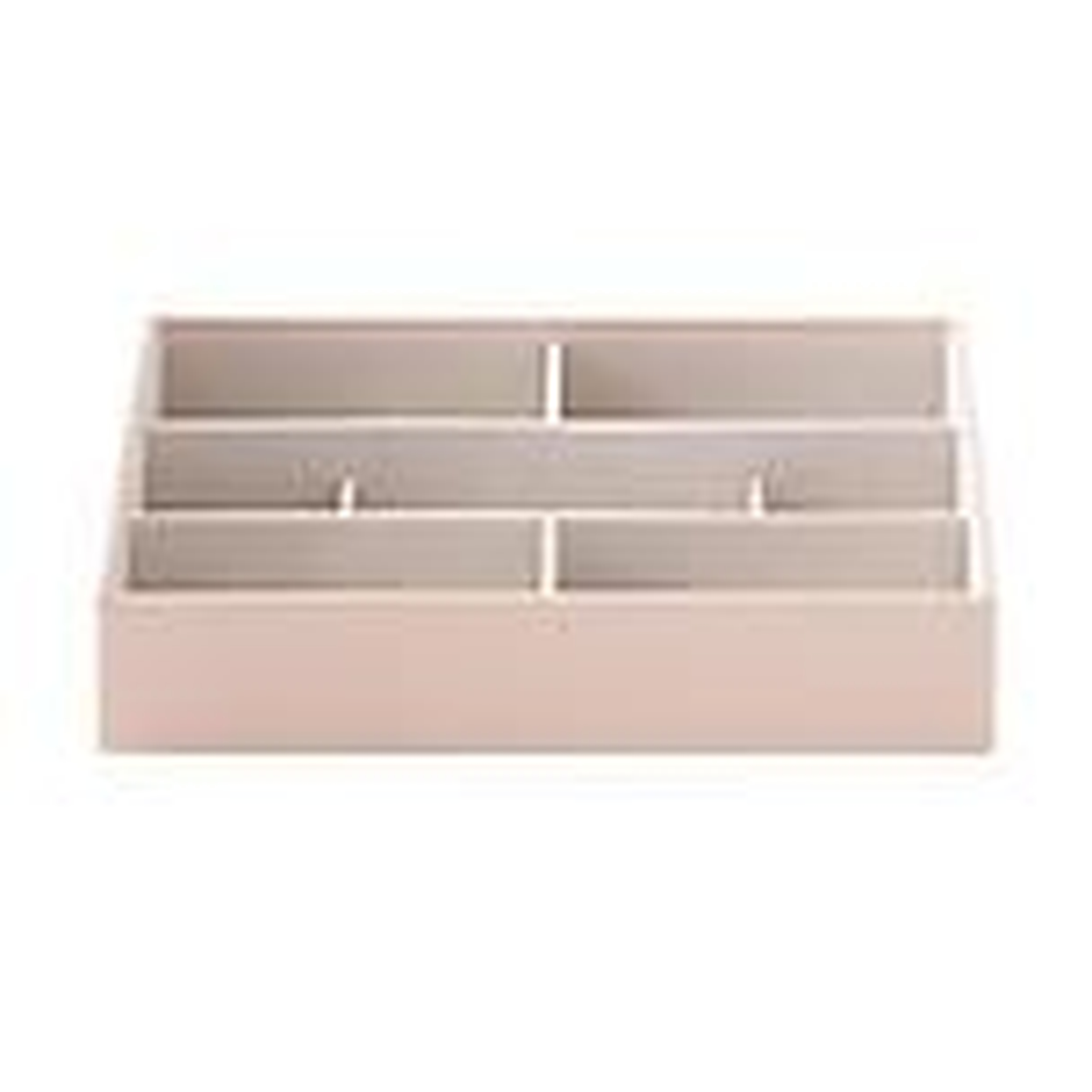Supersize Deep 7-Section Stackers Blush - containerstore.com