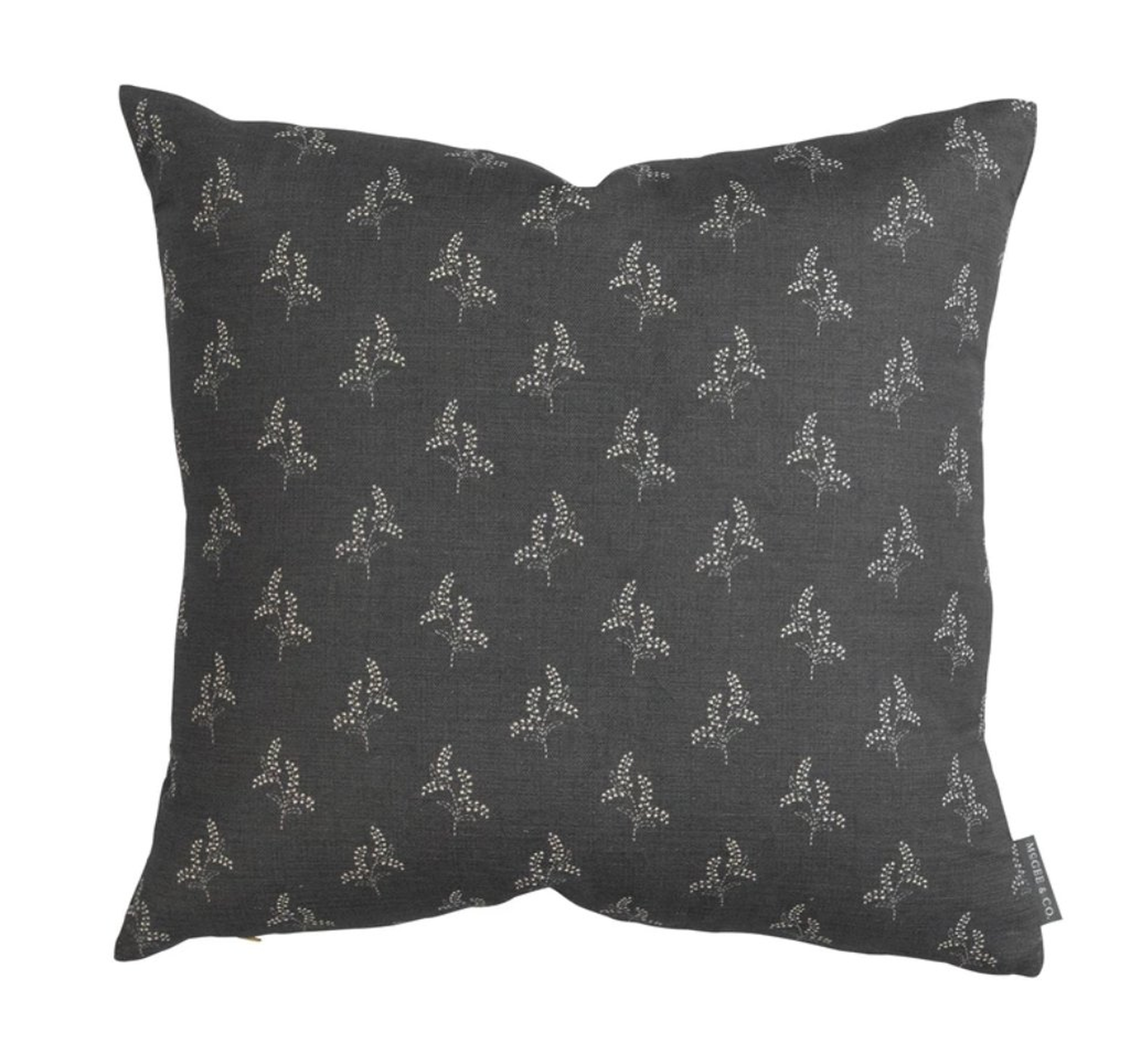 Gracie Block Print Pillow Cover, 20" x 20" - McGee & Co.