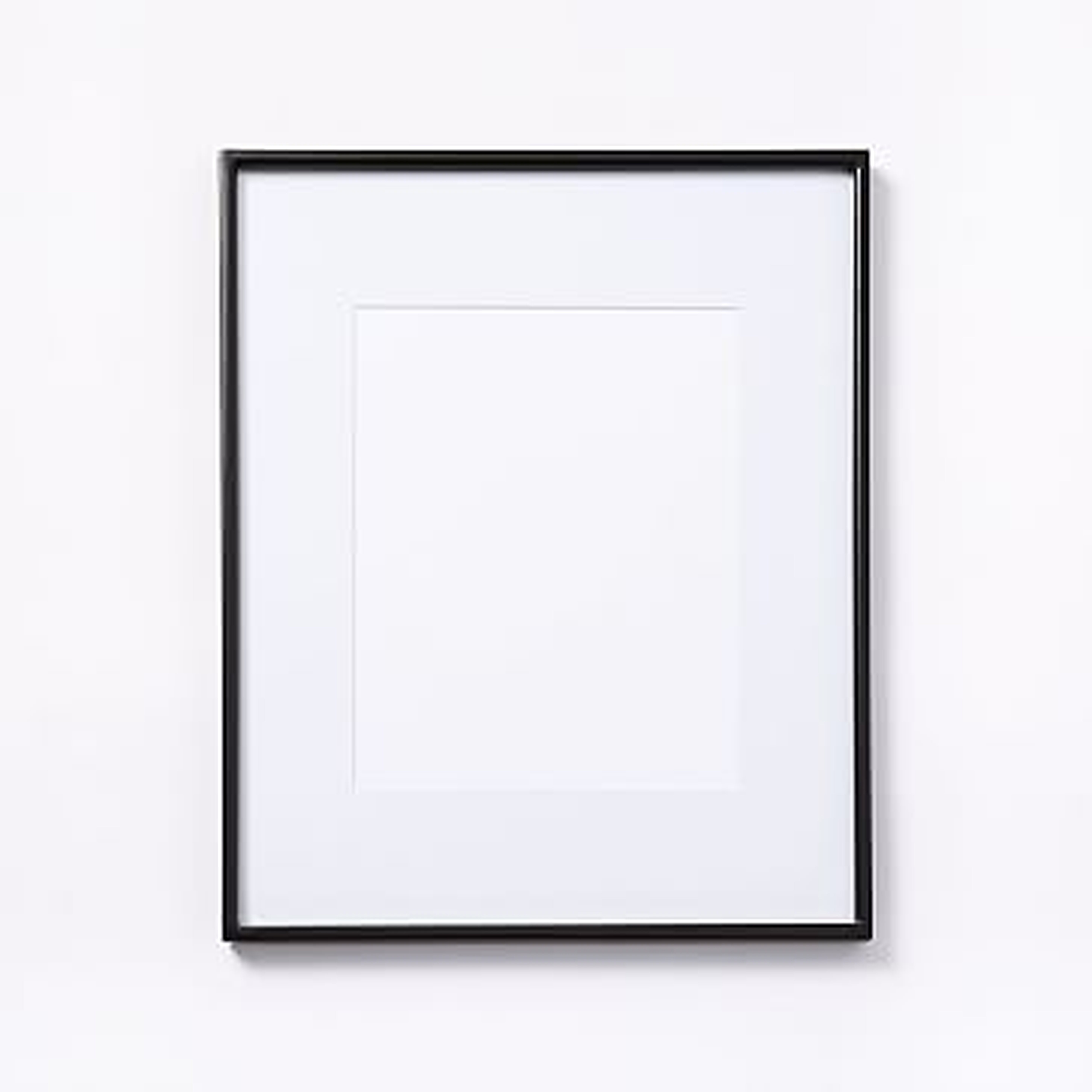 Gallery Frame, Antique Bronze, 8" x 10" (13" x 16" without mat) - West Elm