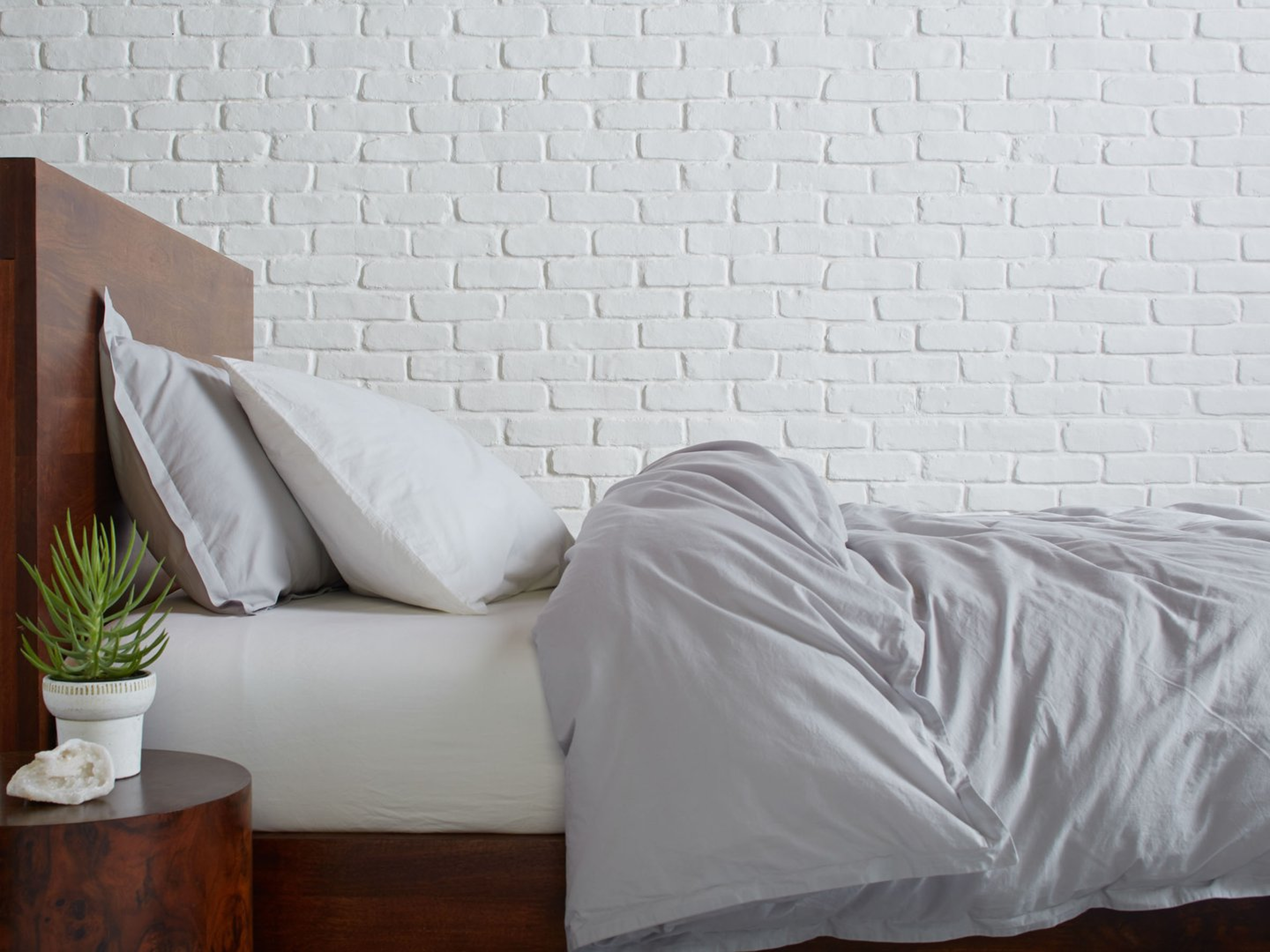 Percale Duvet Cover - Light Gray - Queen - Parachute