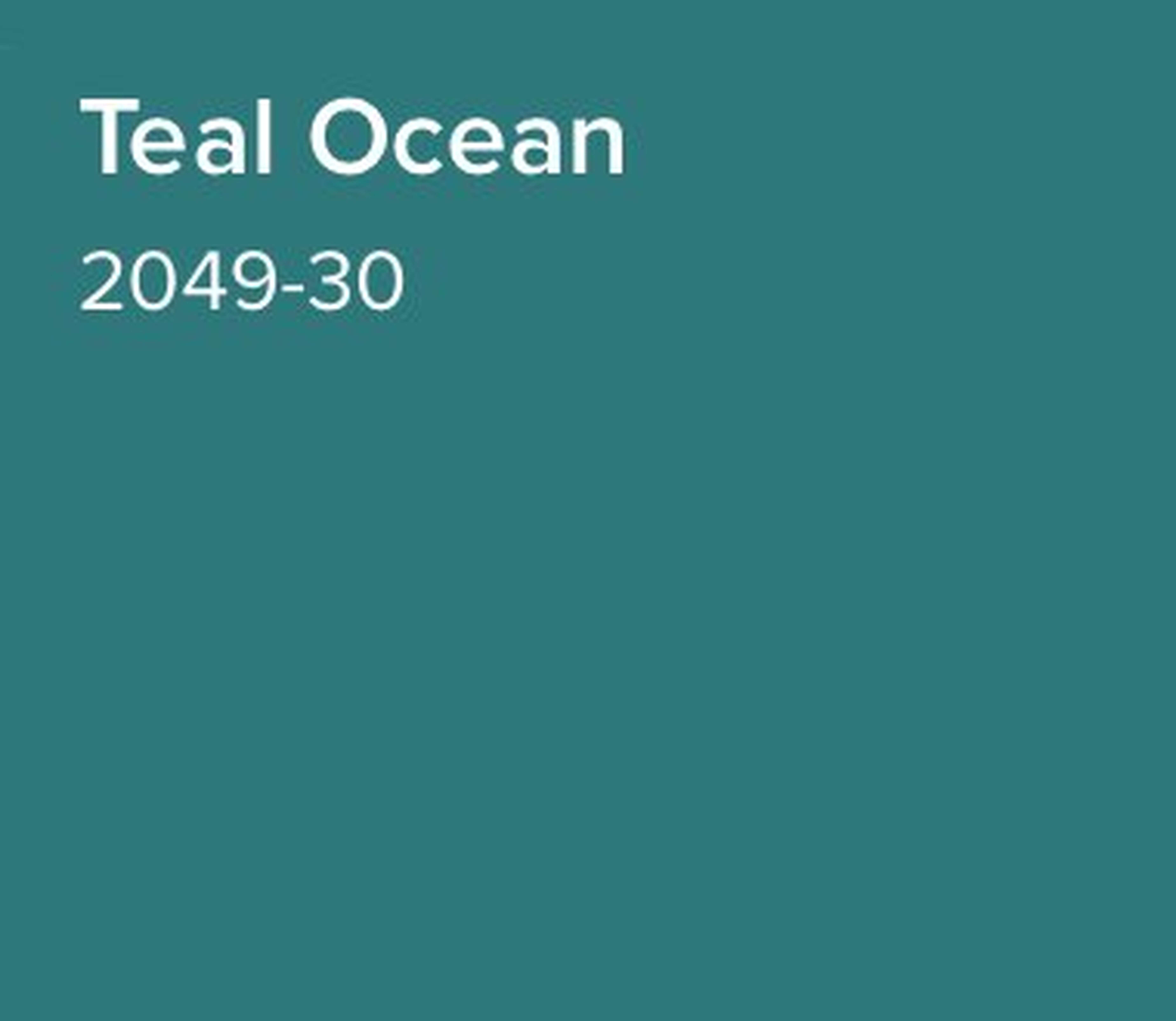 Teal Ocean - 2049-30, ben® Waterborne Interior Paint, Eggshell, Gallon Size - Benjamin Moore