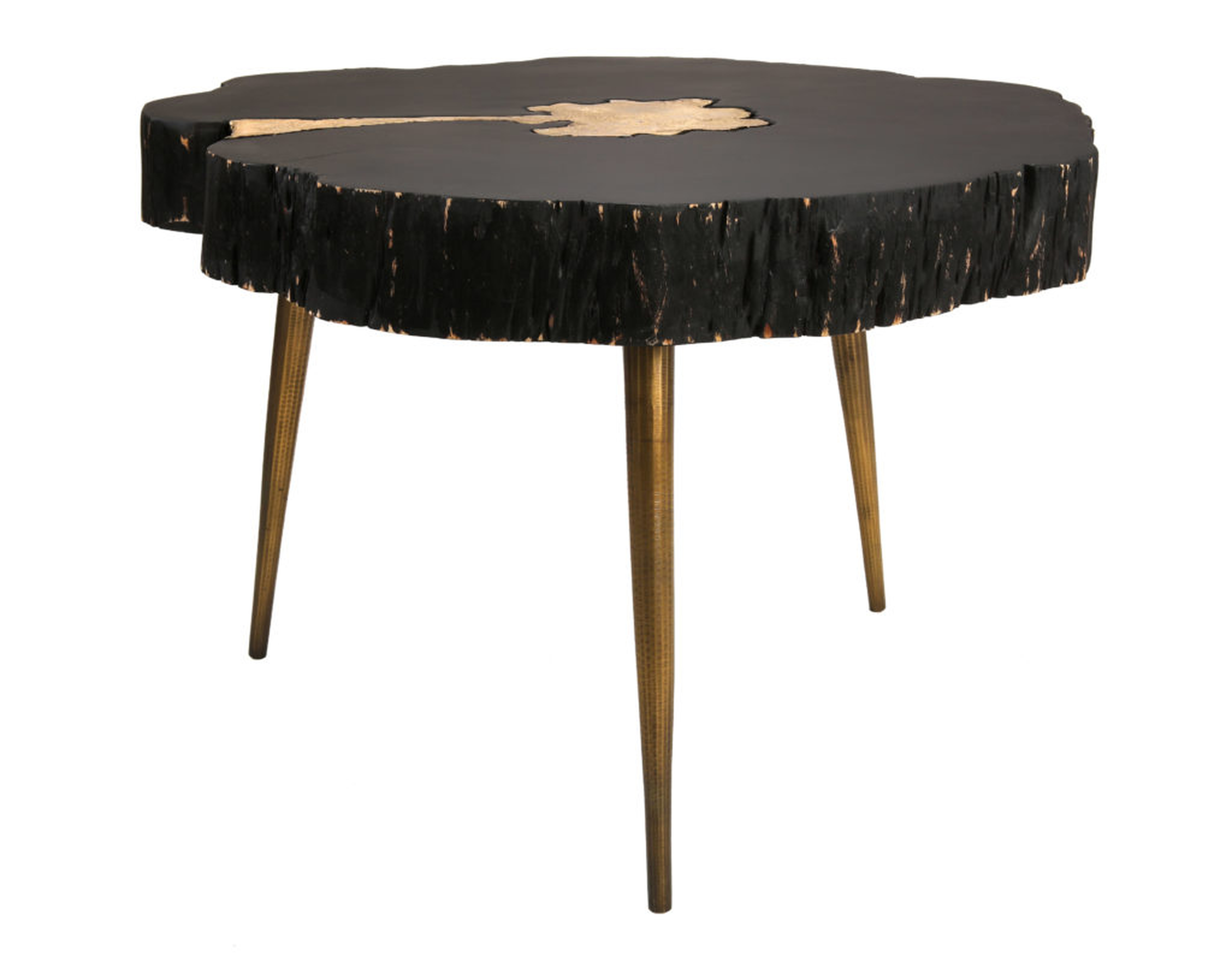 Kenzie Jane and Brass Coffee Table - Maren Home