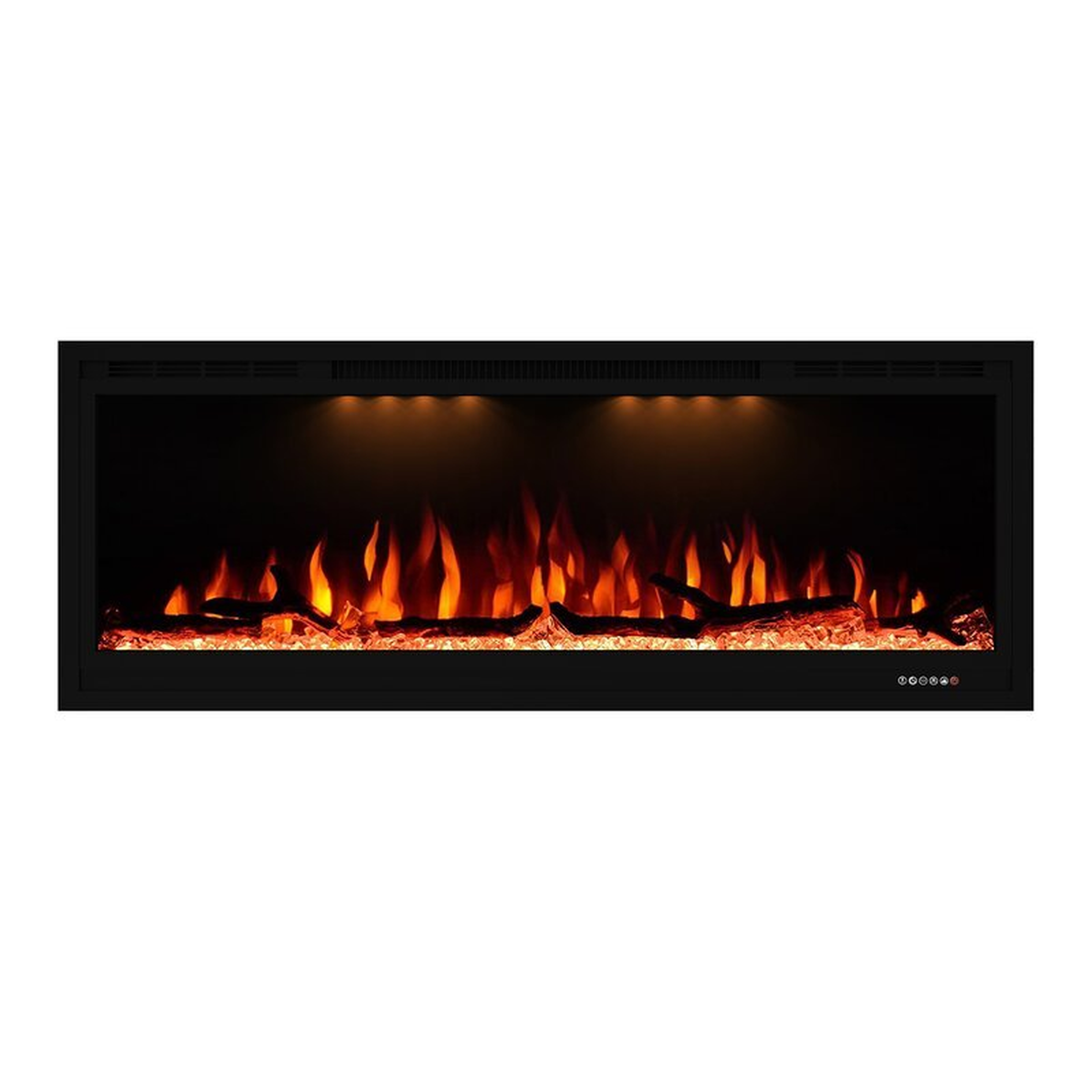 Recessed Wall Mounted Electric Fireplace - Wayfair