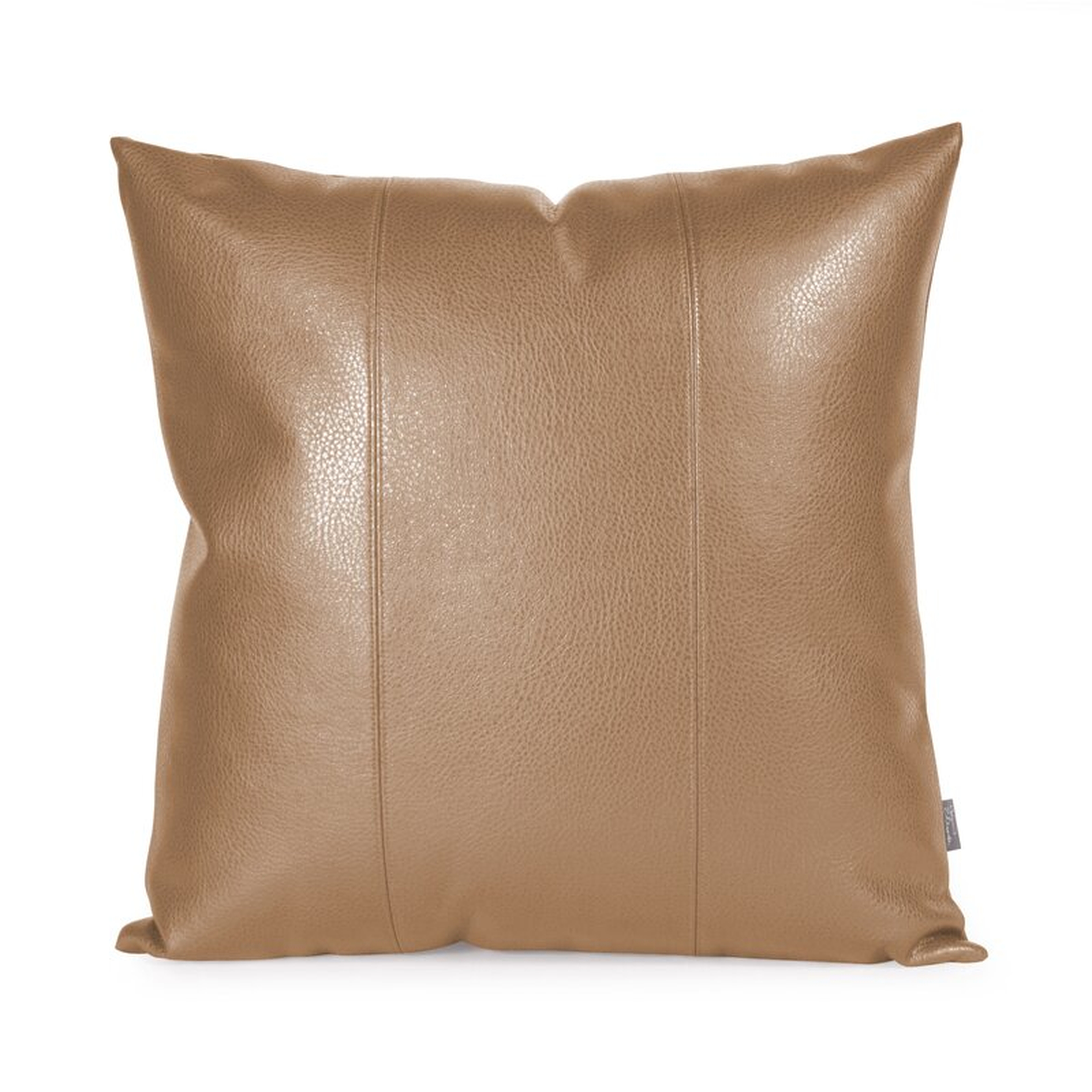 Wynkoop Faux leather Throw Pillow - Wayfair