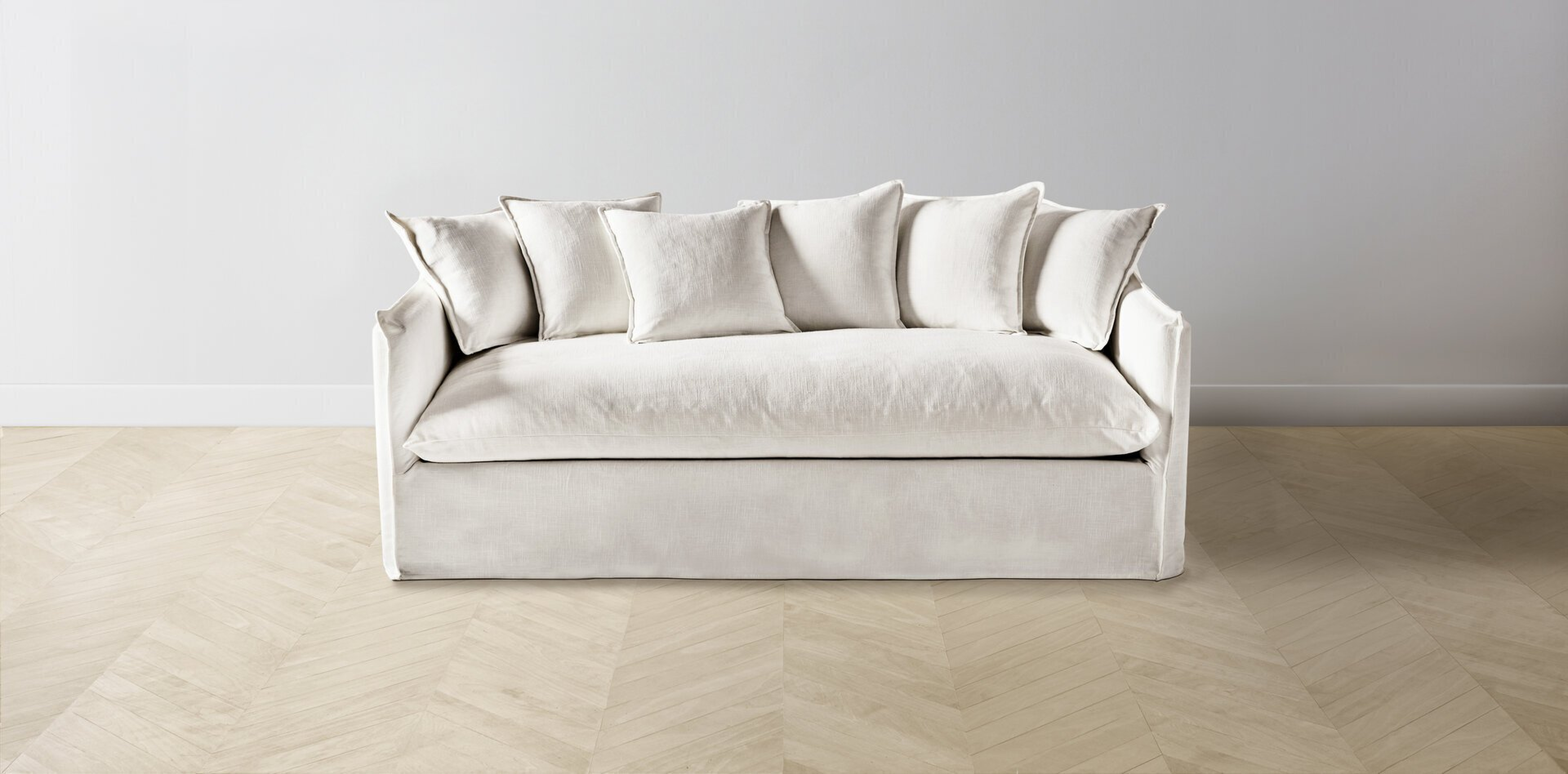 The Dune - L Sectional - 123" - Creme - Maiden Home