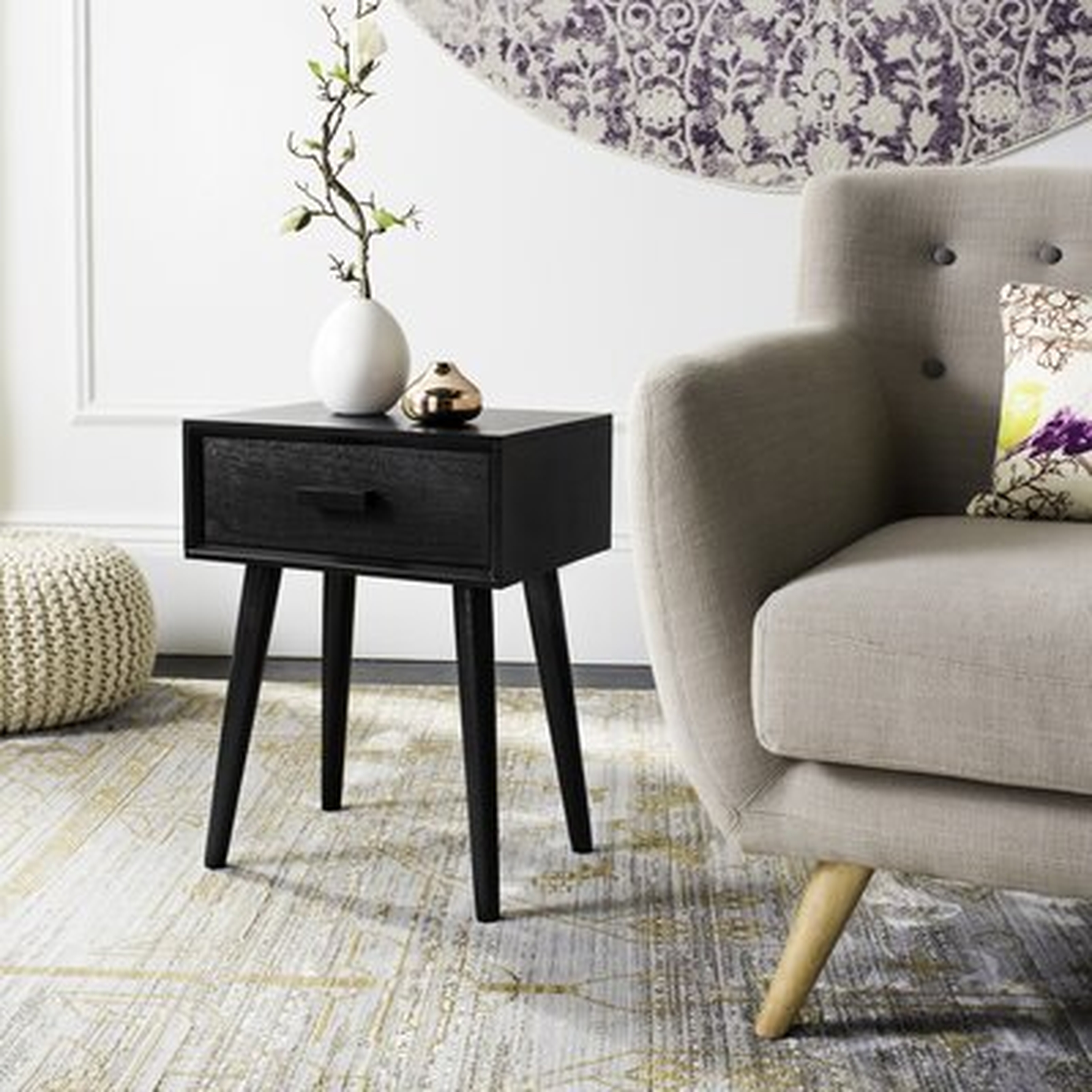 Orion End Table with Storage - Wayfair