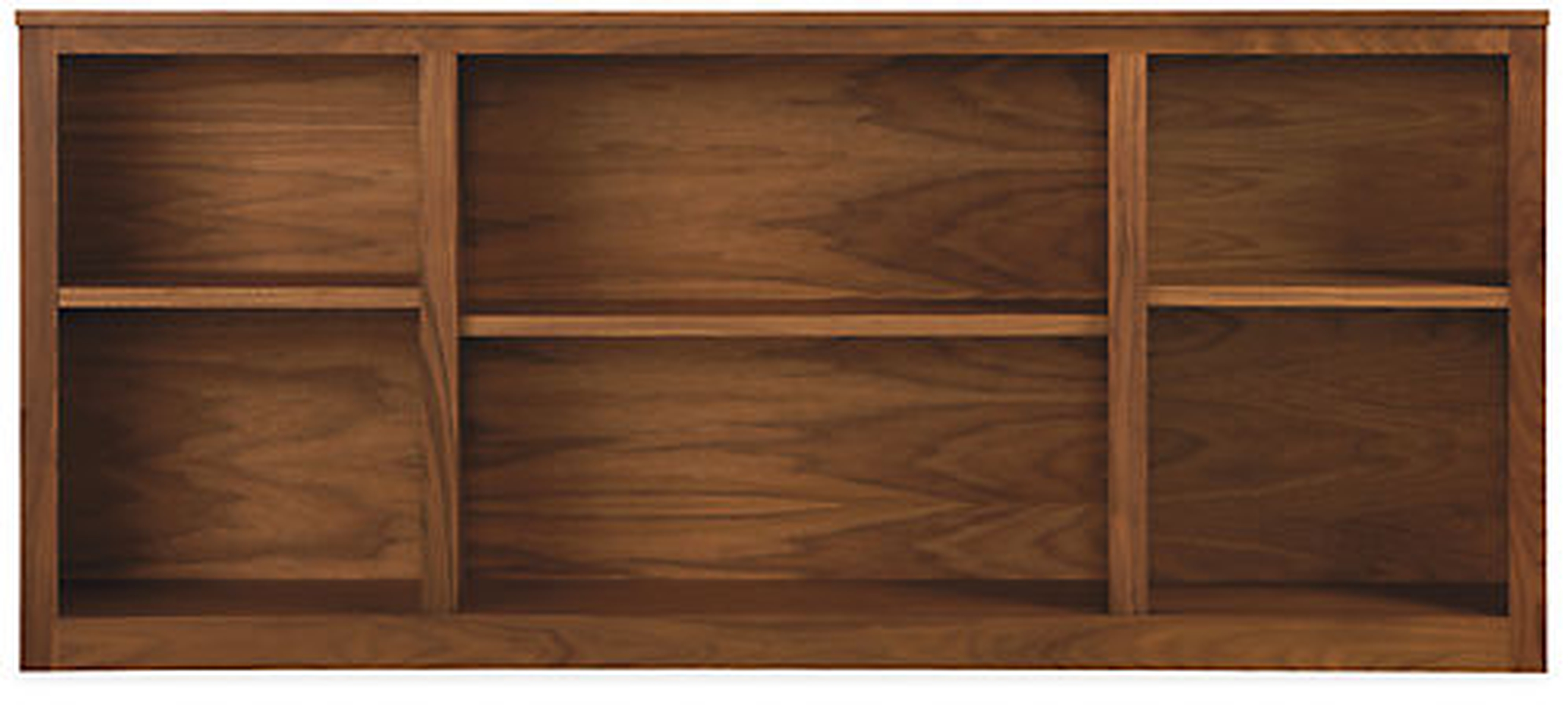 Woodwind 30h Bookcase, Walnut, Long - Room & Board