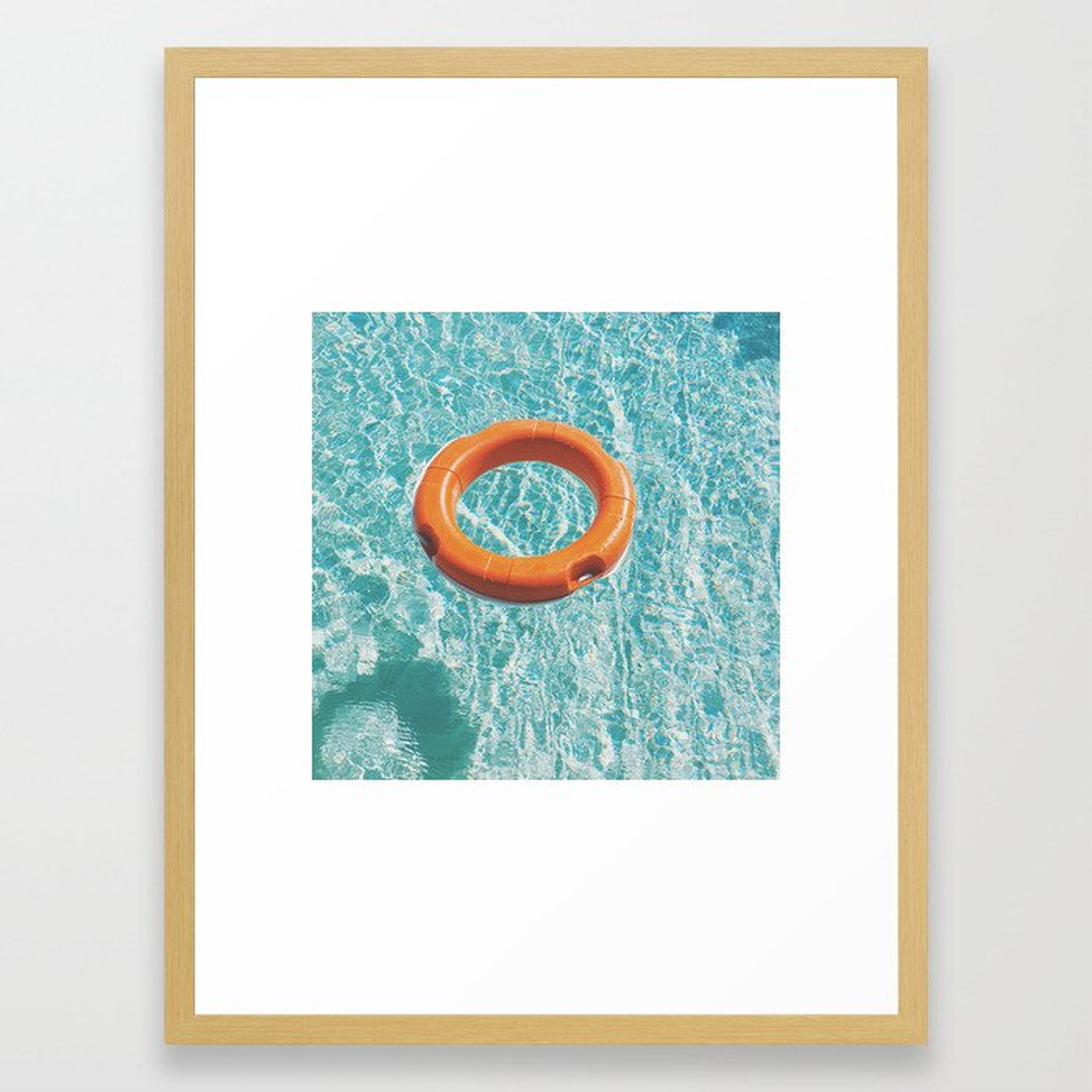 Swimming Pool Iii Framed Art Print by Cassia Beck - Conservation Natural - Society6