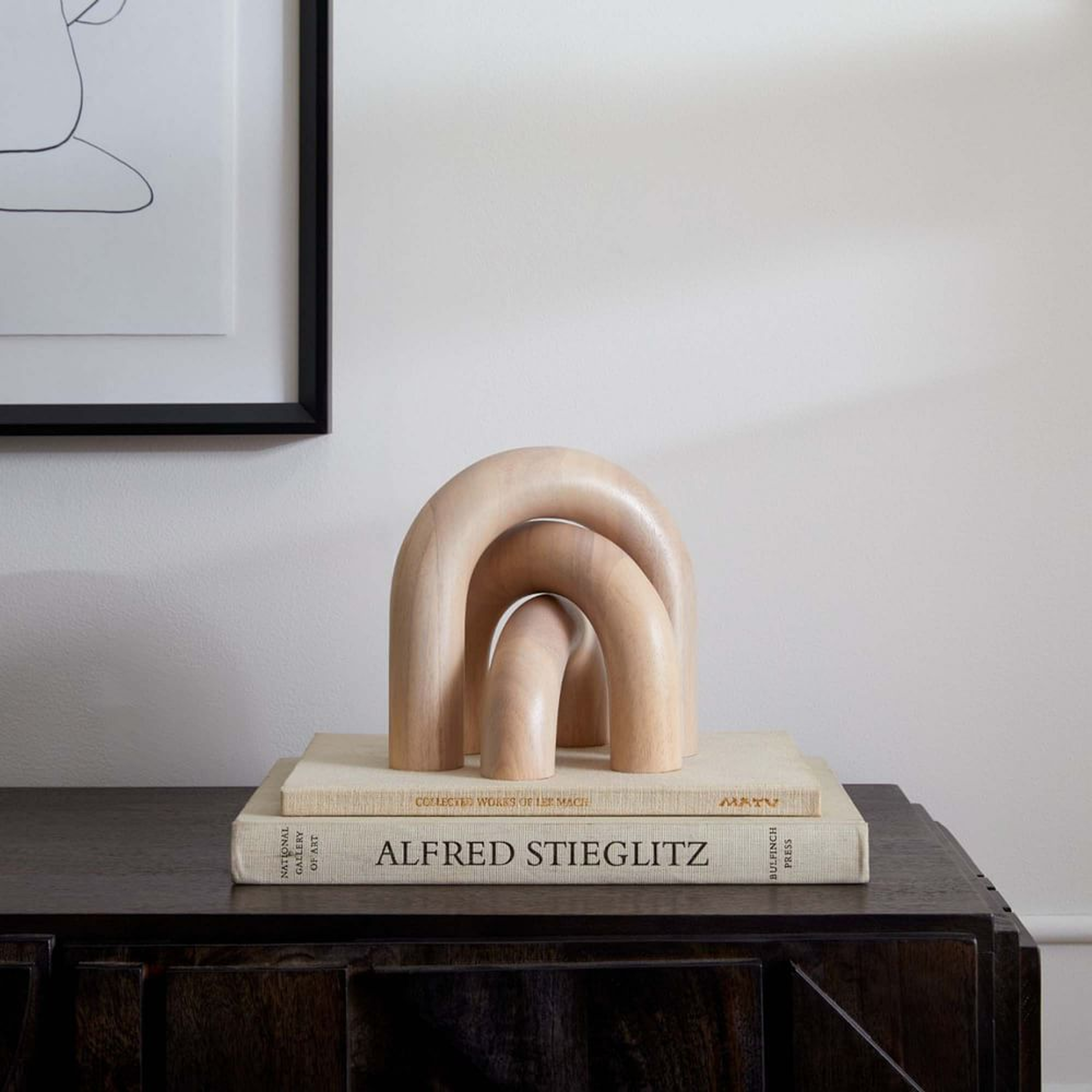 Wood Arch Object, Natural, small - West Elm