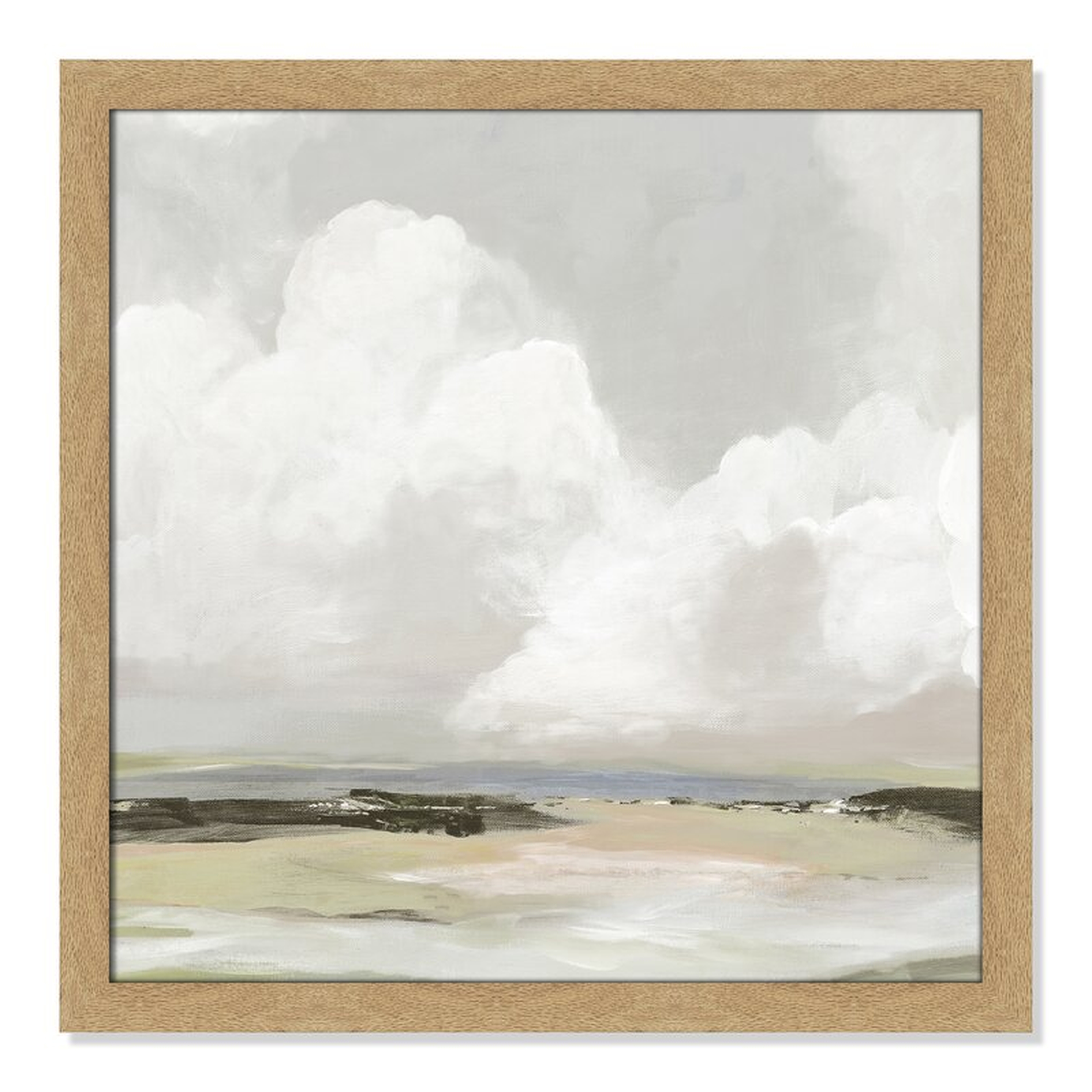 Soft Clouds - Picture Frame Painting Print - Birch Lane